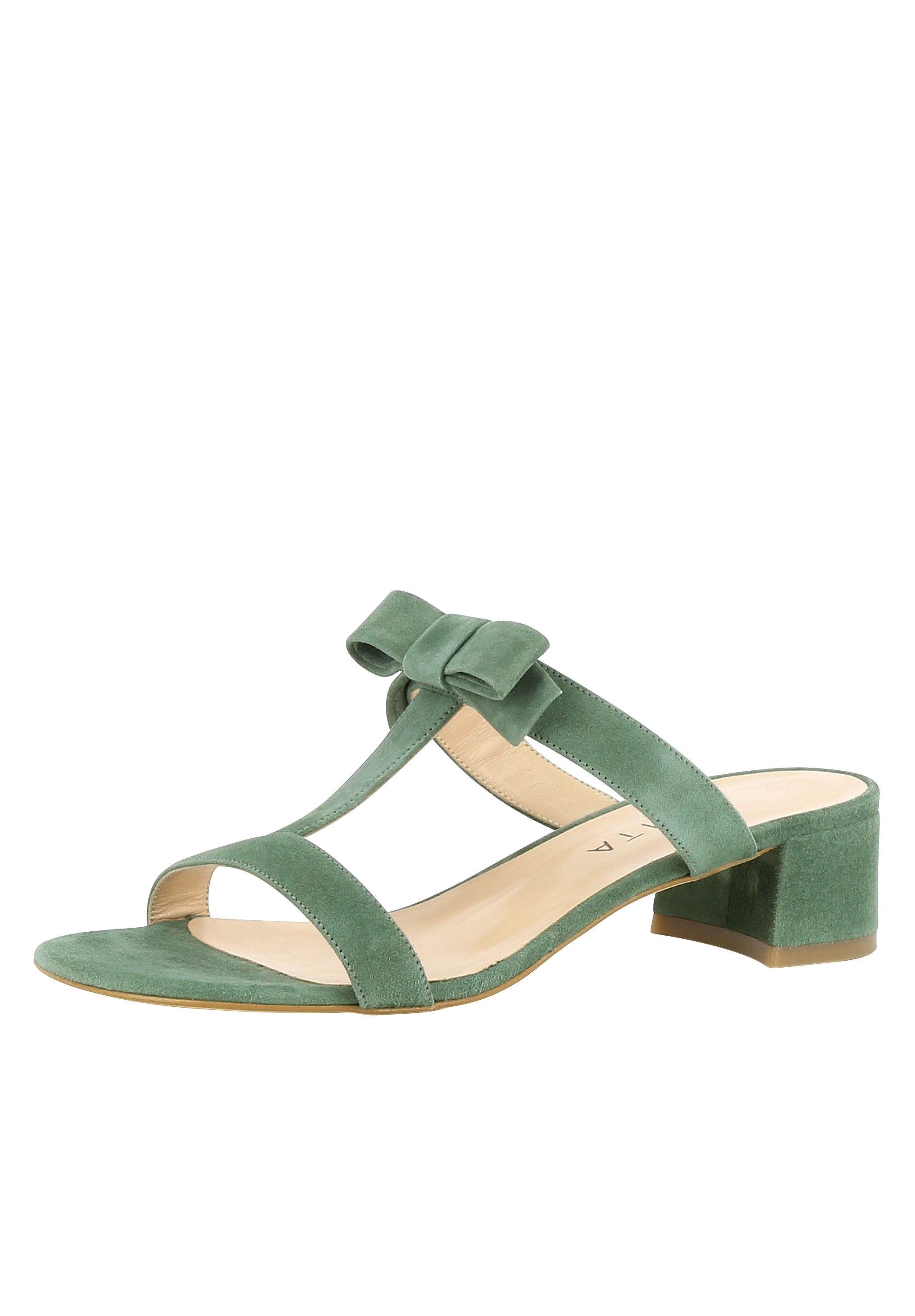 DARIA Damen Sandalette - Rauleder olive