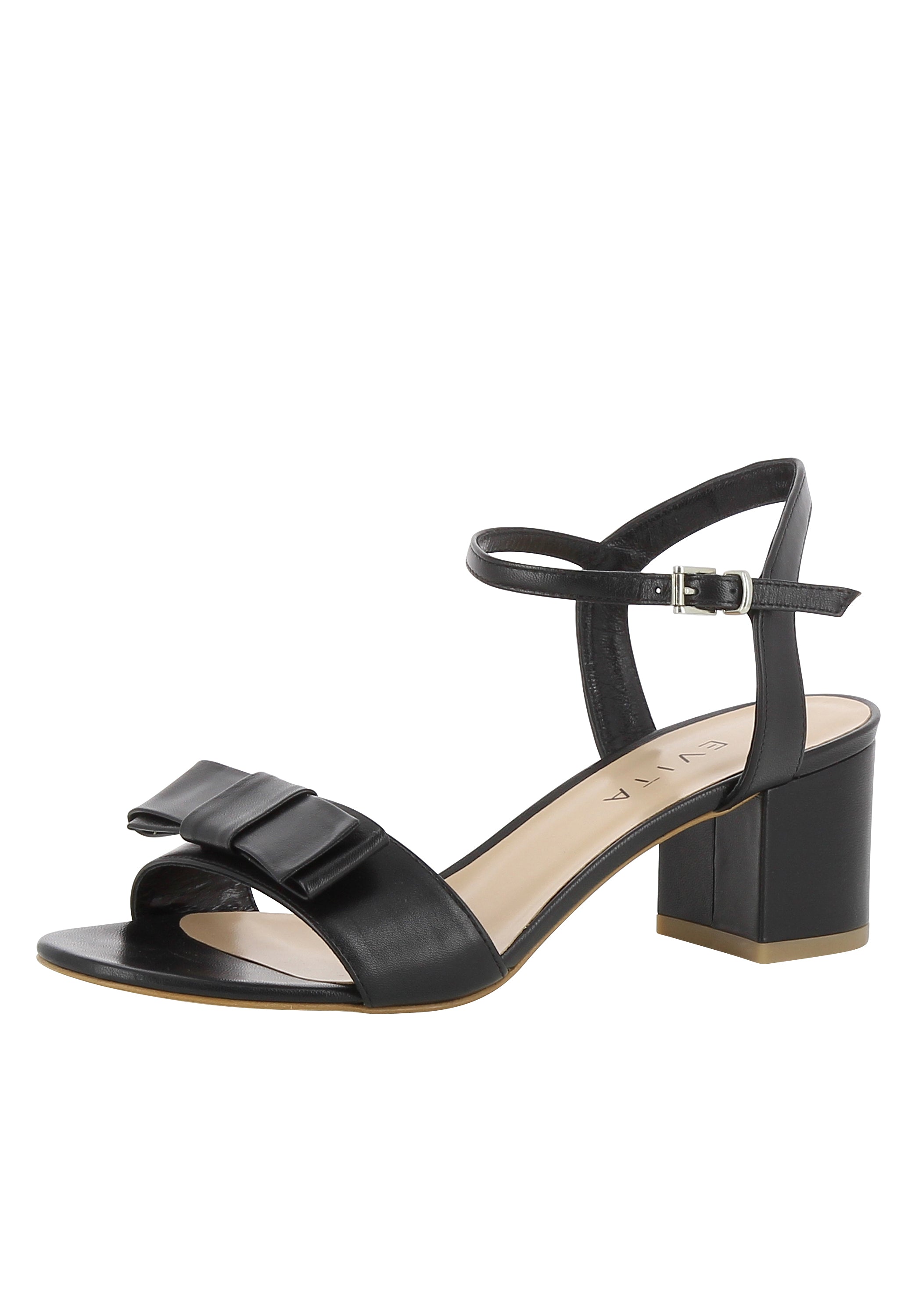 MARIELLA Damen Sandalette - Glattleder schwarz