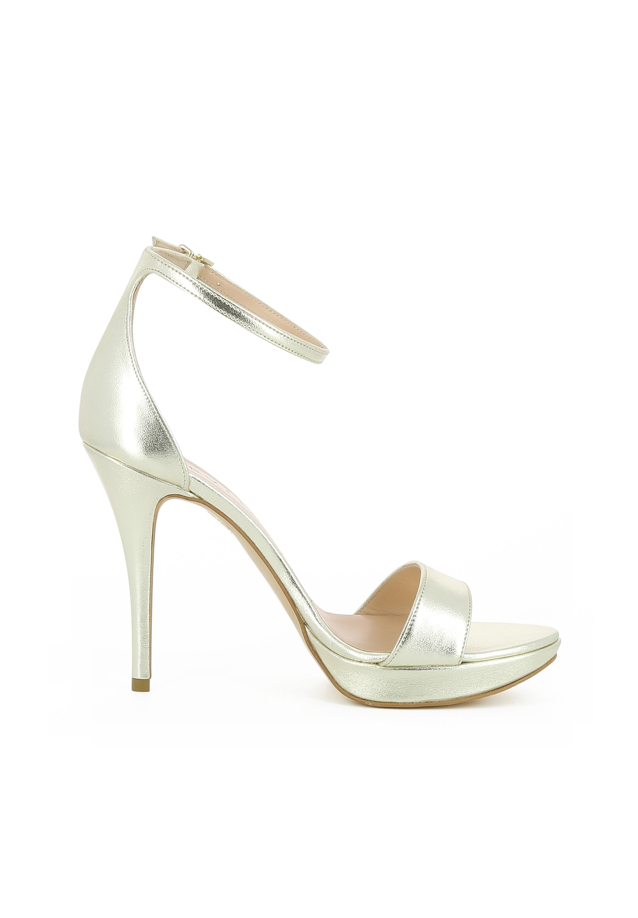 VALERIA Damen Sandalette - Glattleder gold
