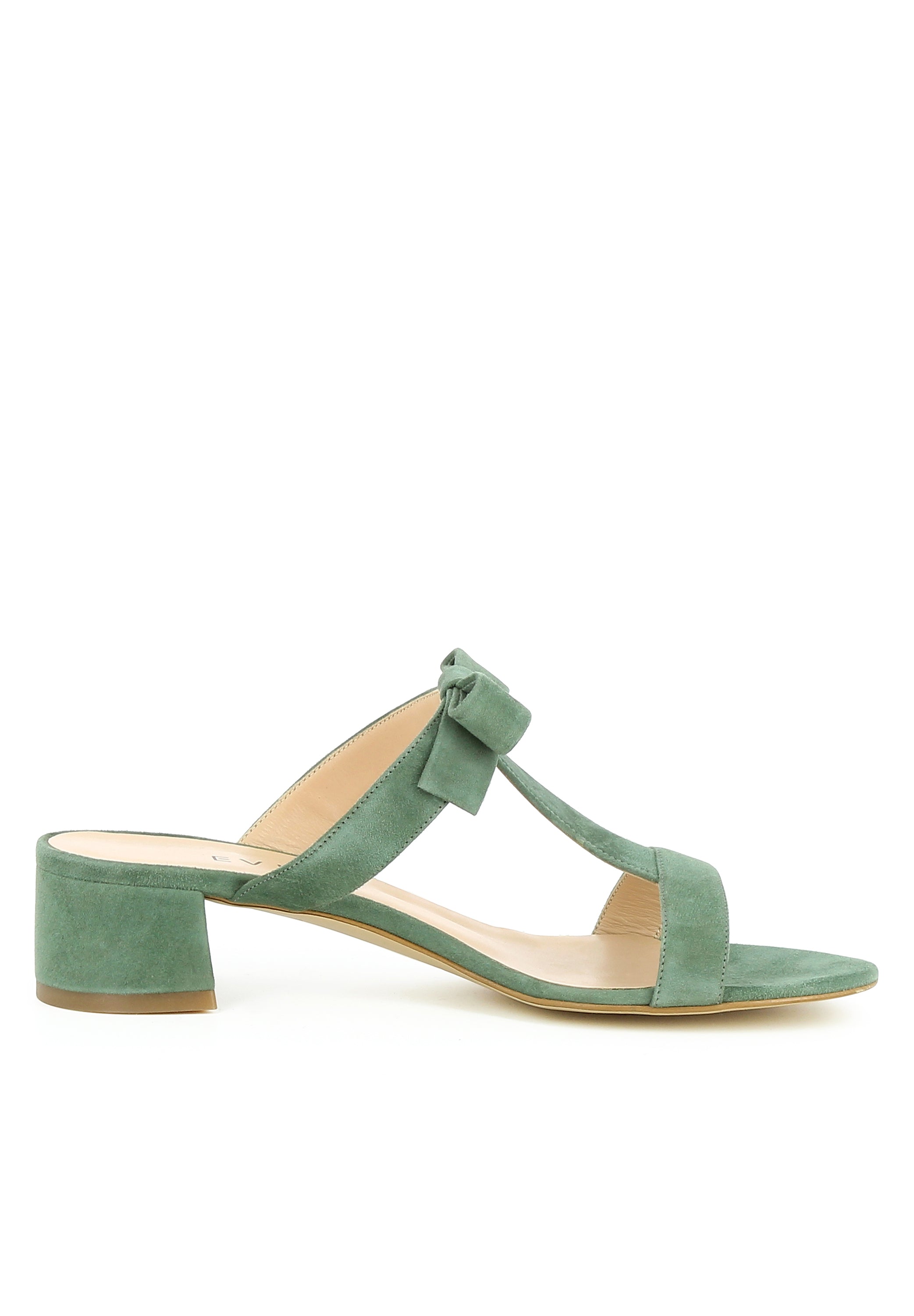 DARIA Damen Sandalette - Rauleder olive