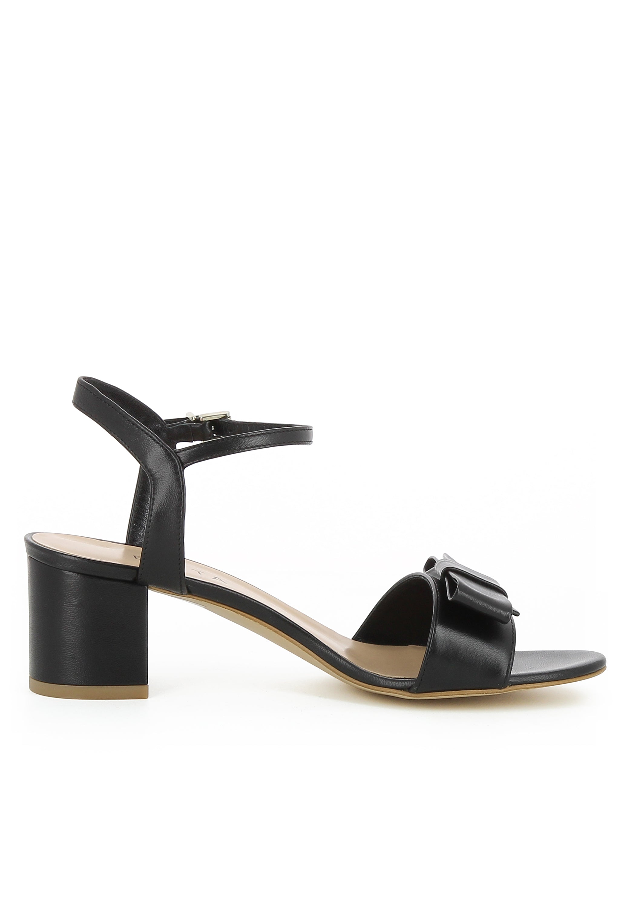 MARIELLA Damen Sandalette - Glattleder schwarz