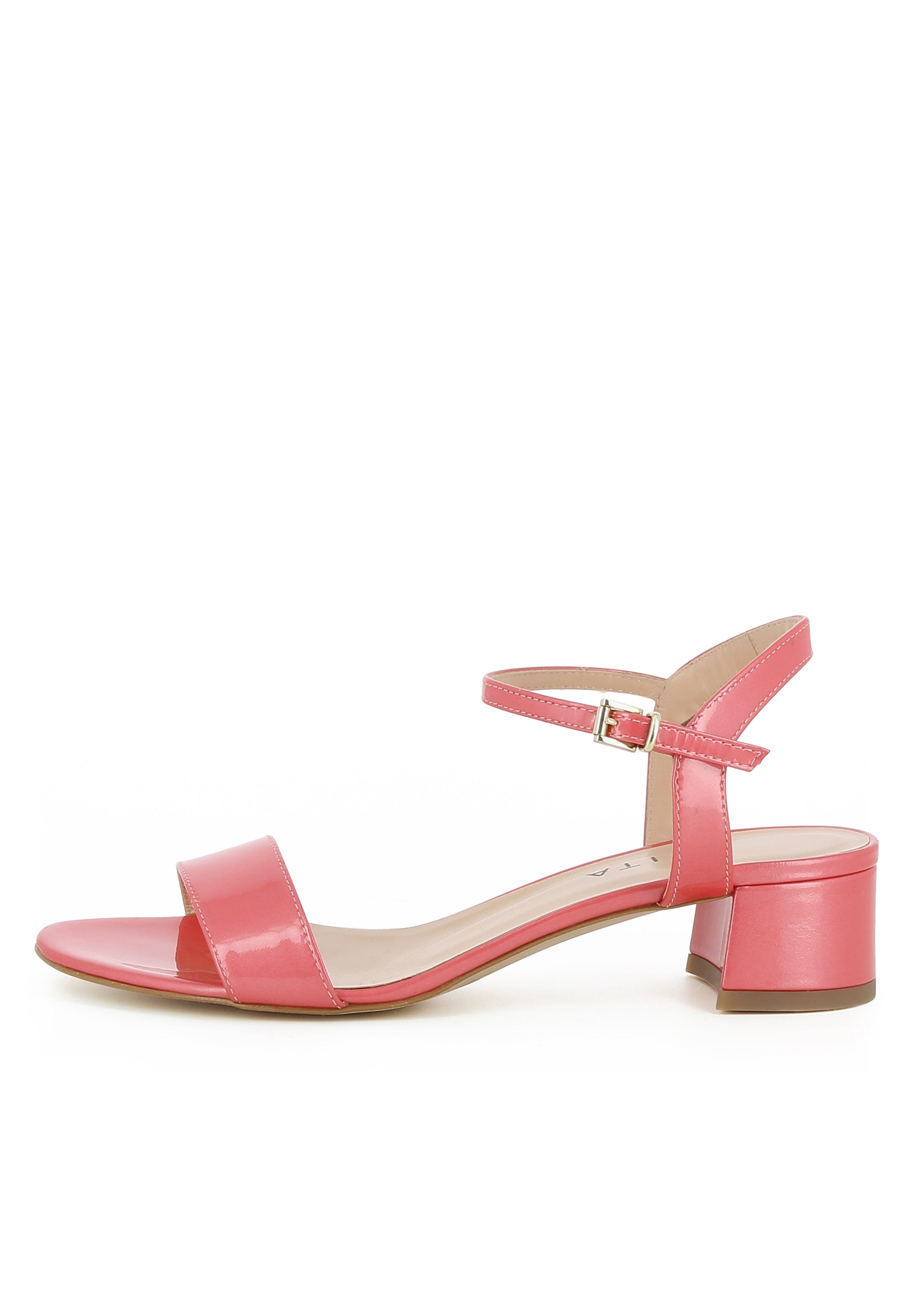 DARIA Damen Sandalette - Glanzleder koralle