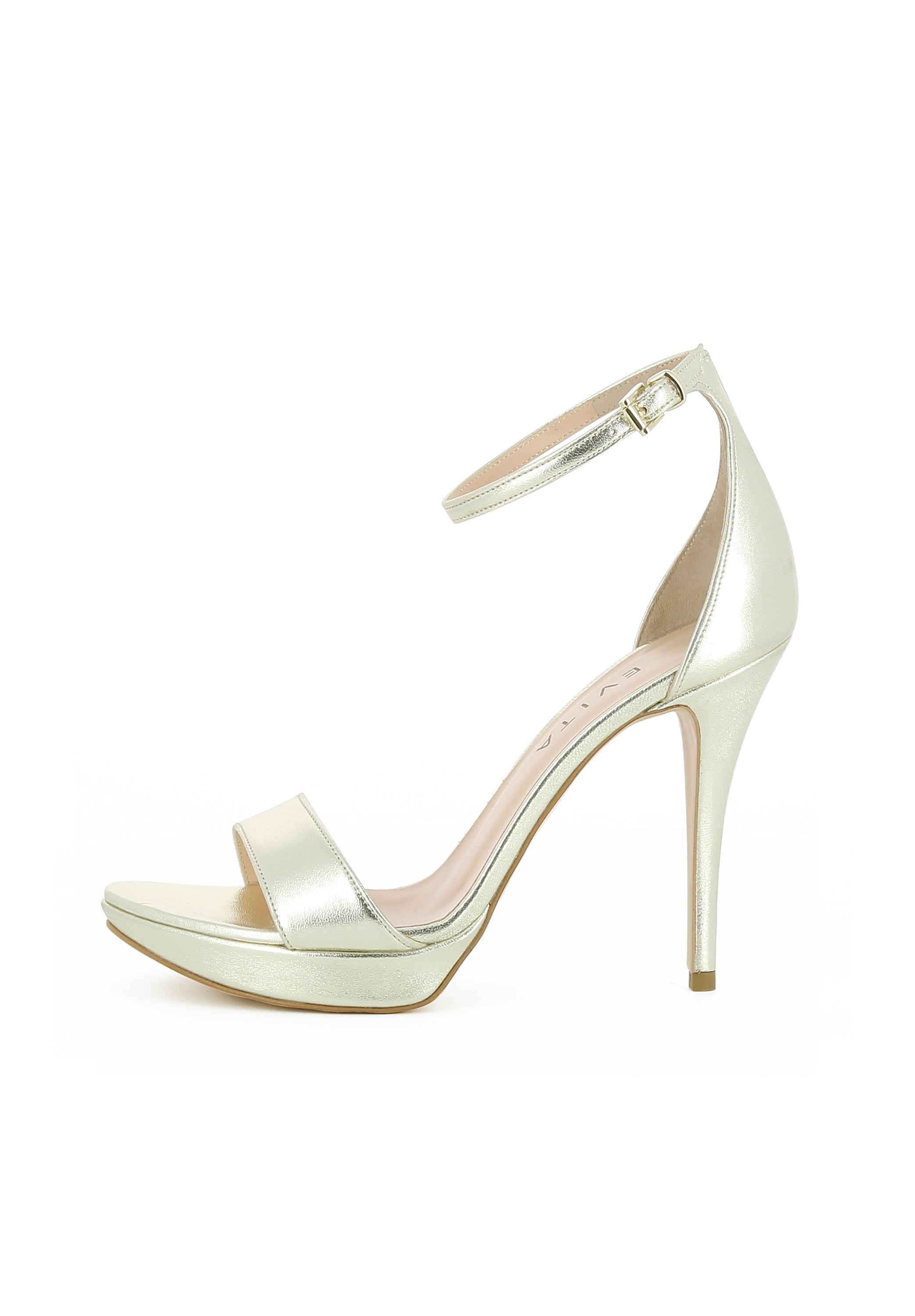 VALERIA Damen Sandalette - Glattleder gold