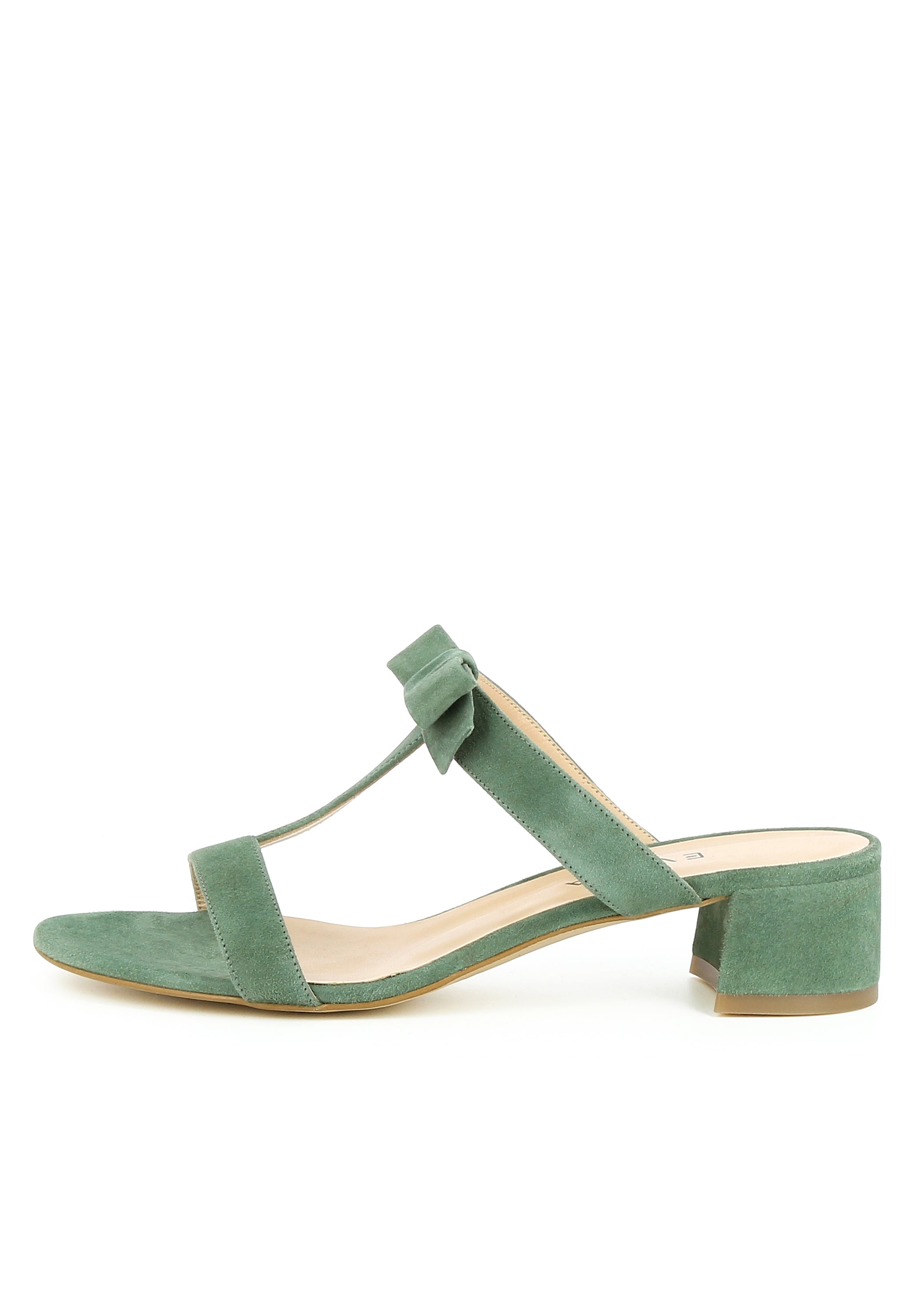 DARIA Damen Sandalette - Rauleder olive
