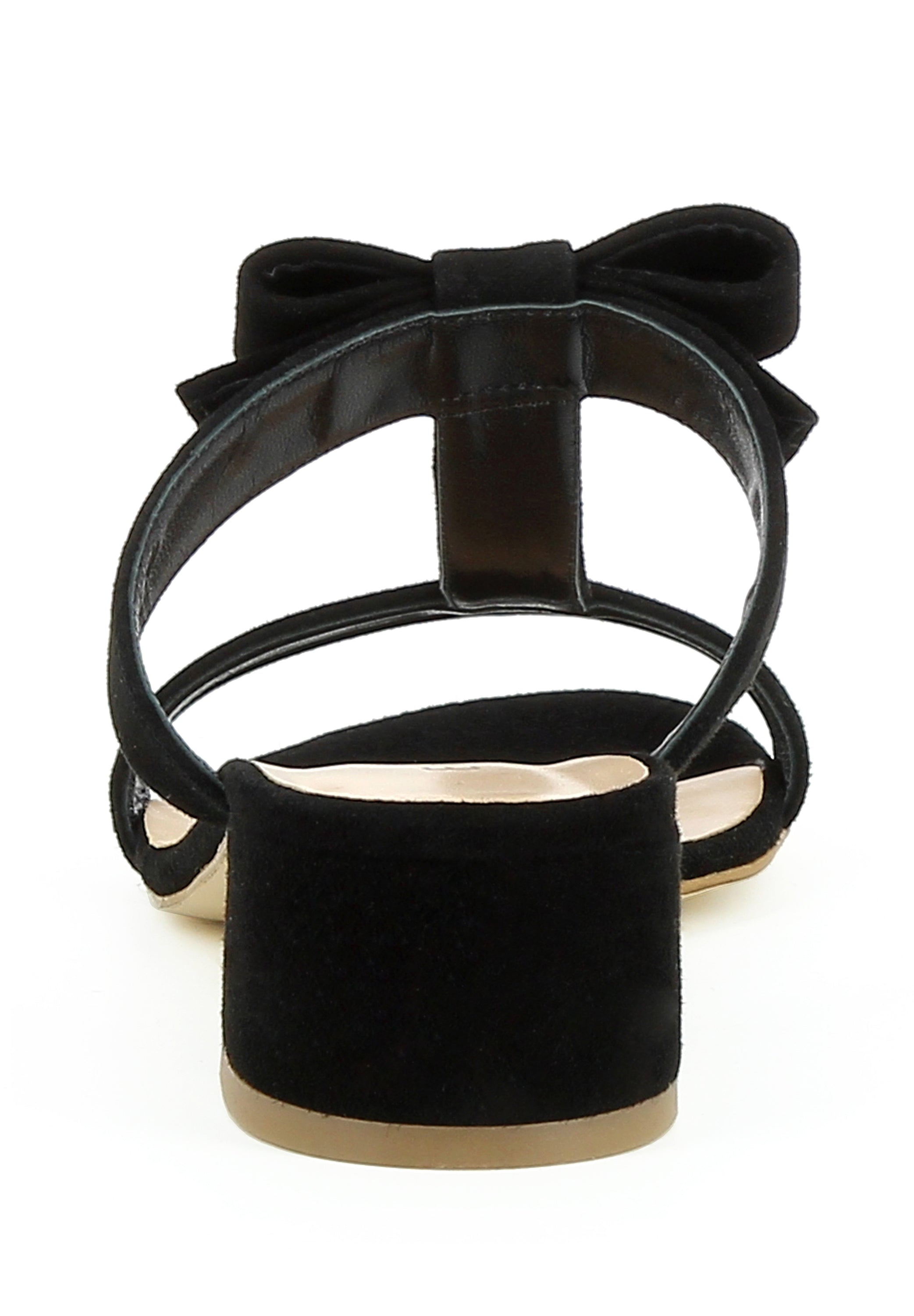 DARIA Damen Sandalette - Rauleder schwarz