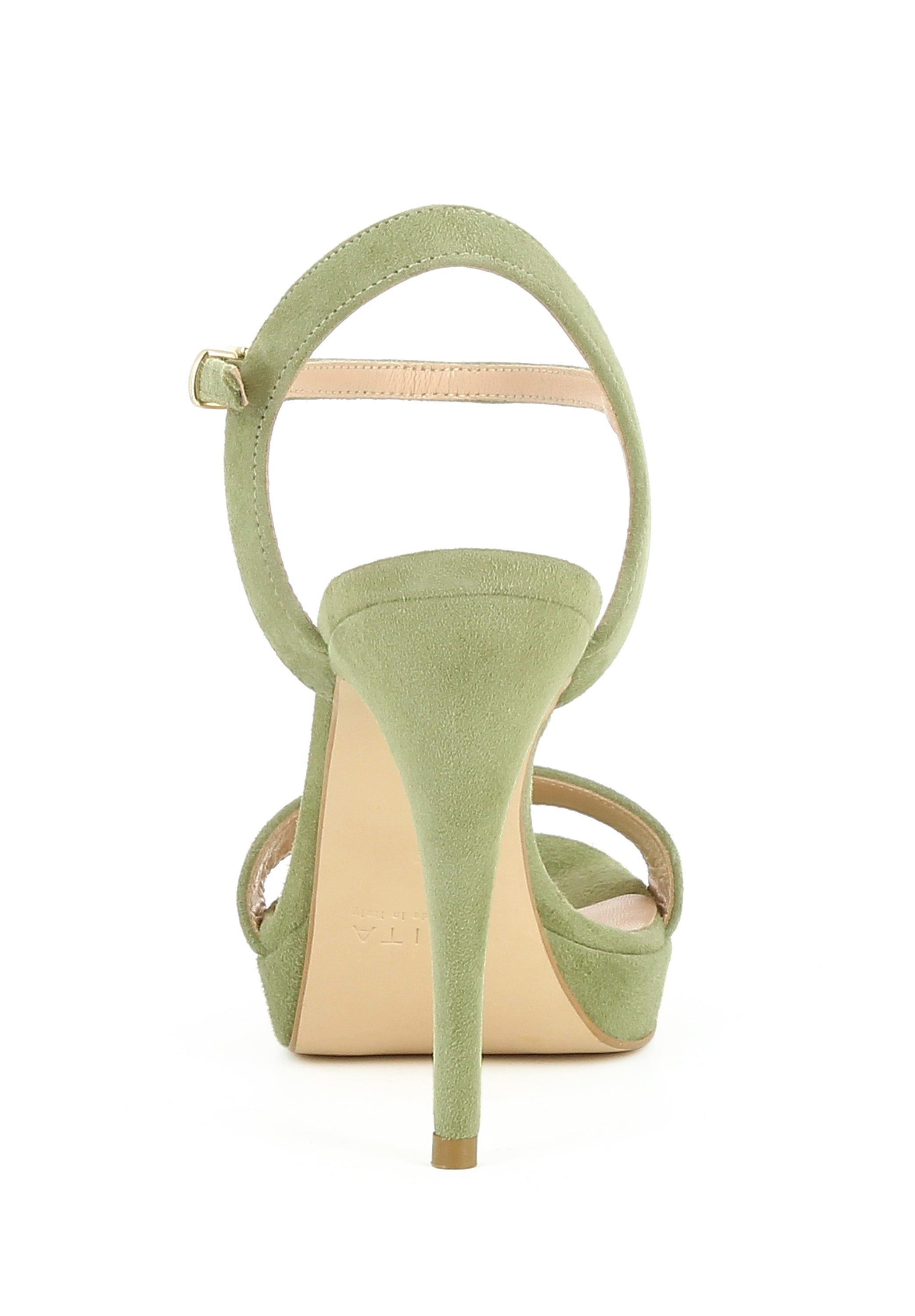 VALERIA Damen Sandalette - Rauleder olive