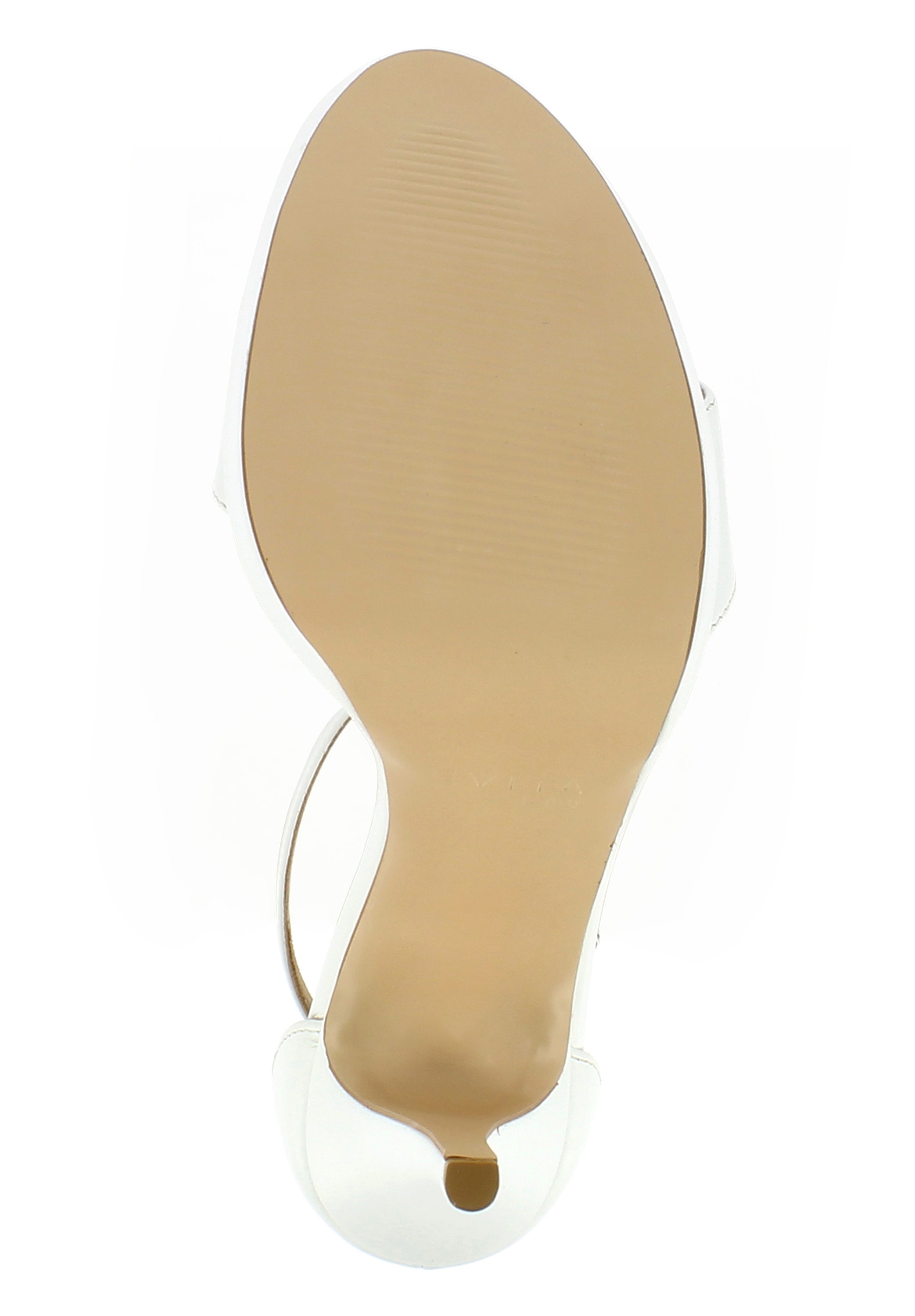 VALERIA Damen Sandalette - Glattleder weiß