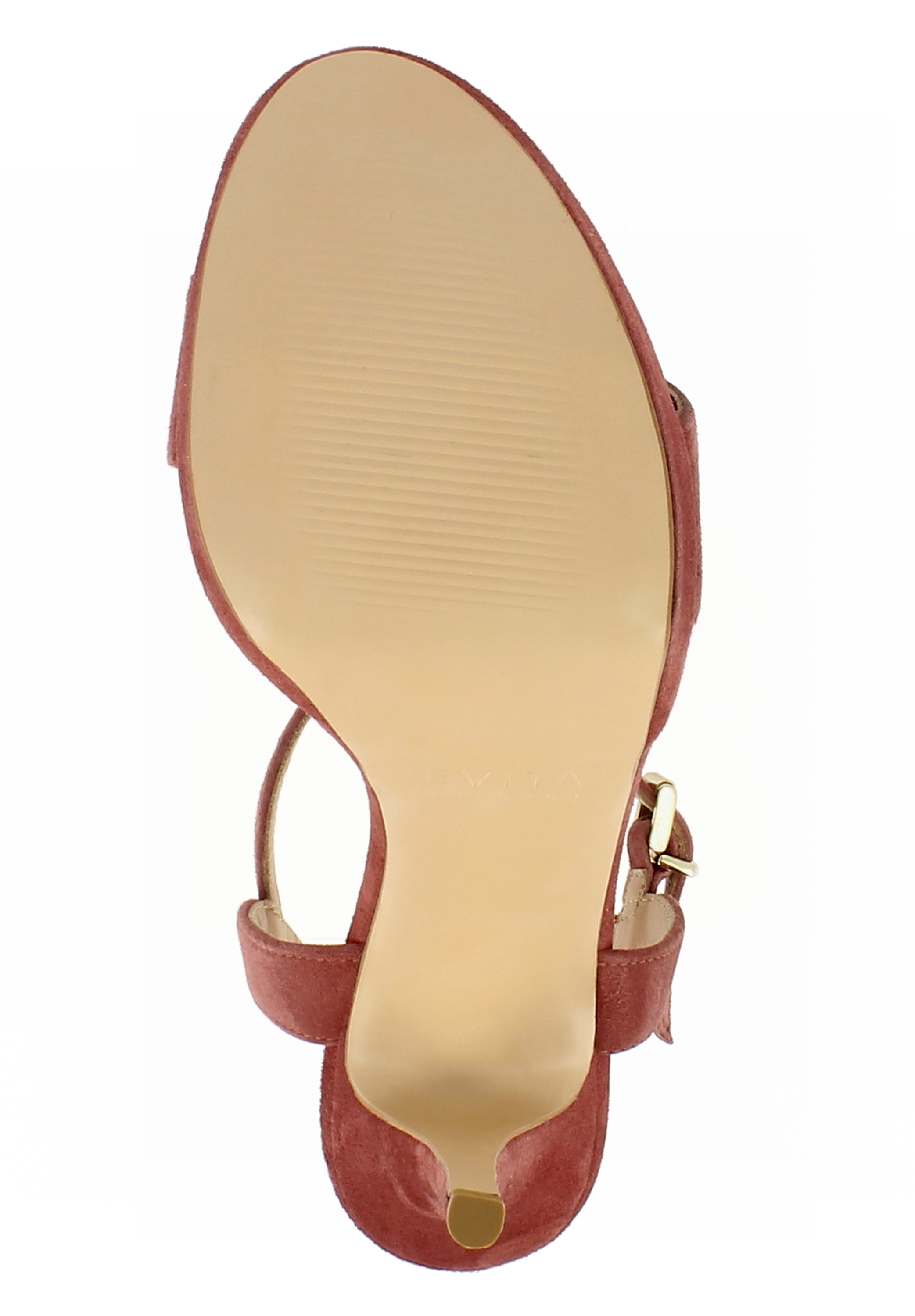 VALERIA Damen Sandalette - Rauleder rost