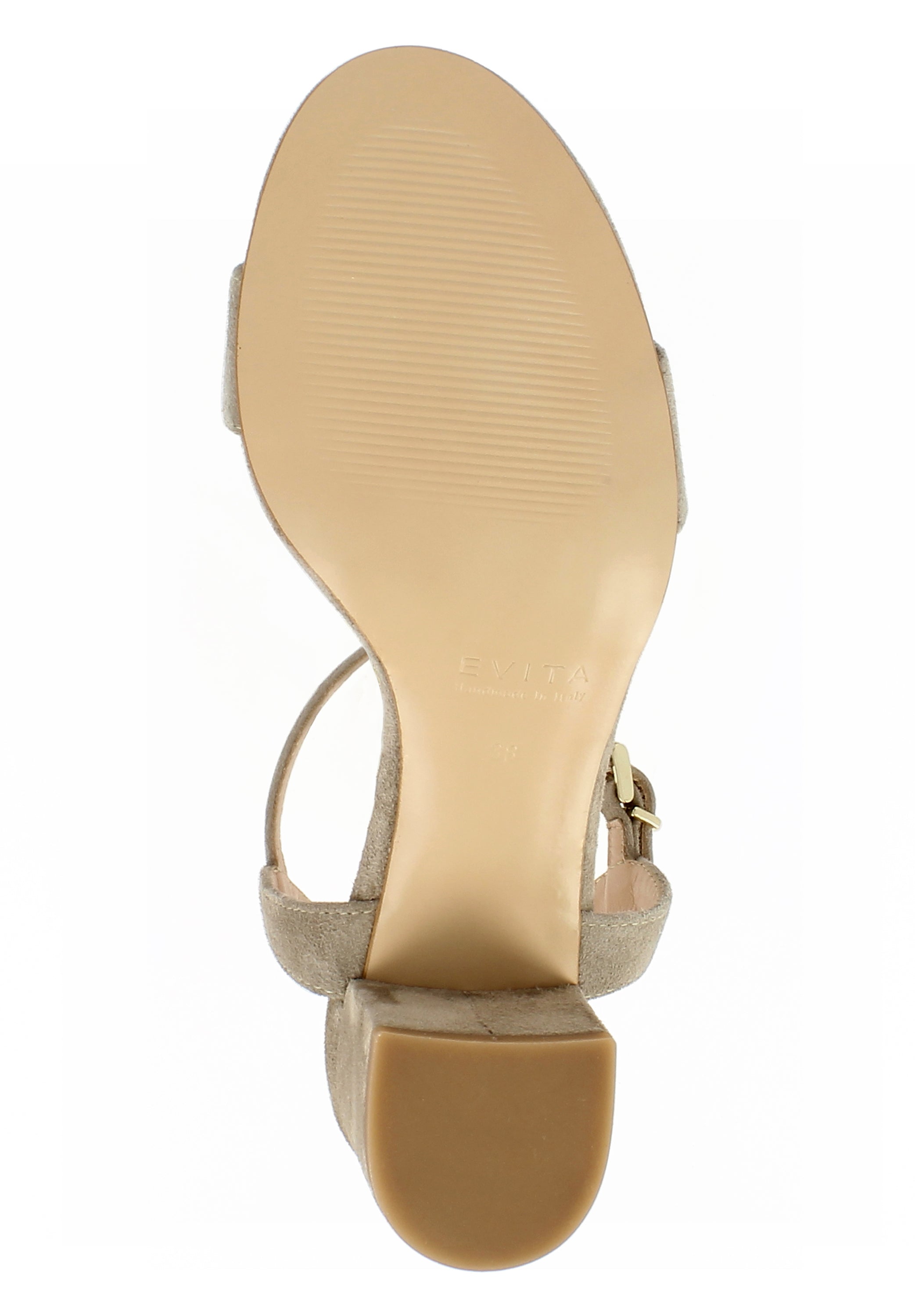 MARIELLA Damen Sandalette - Rauleder greige