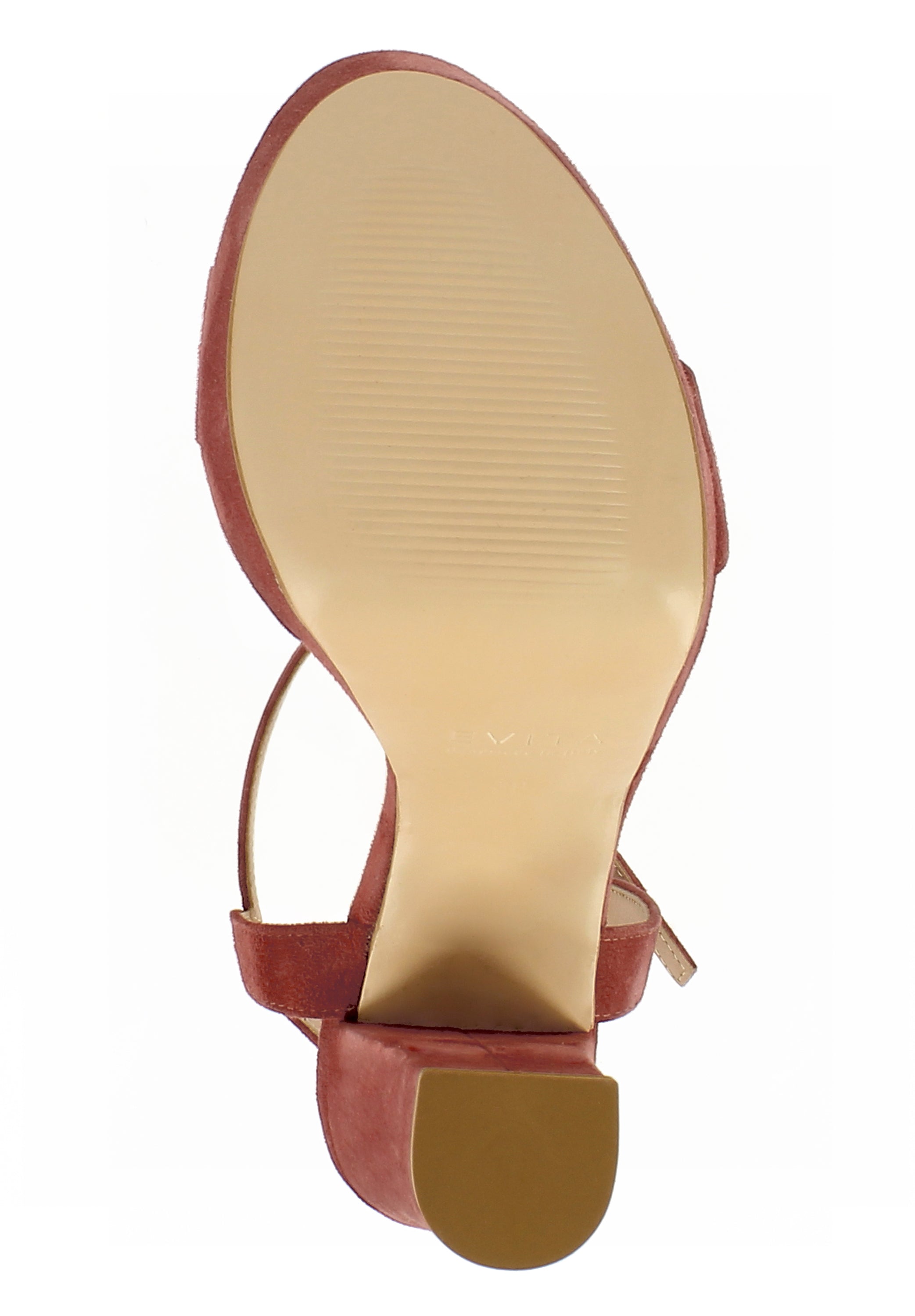 STEFANIA Damen Sandalette - Rauleder rost