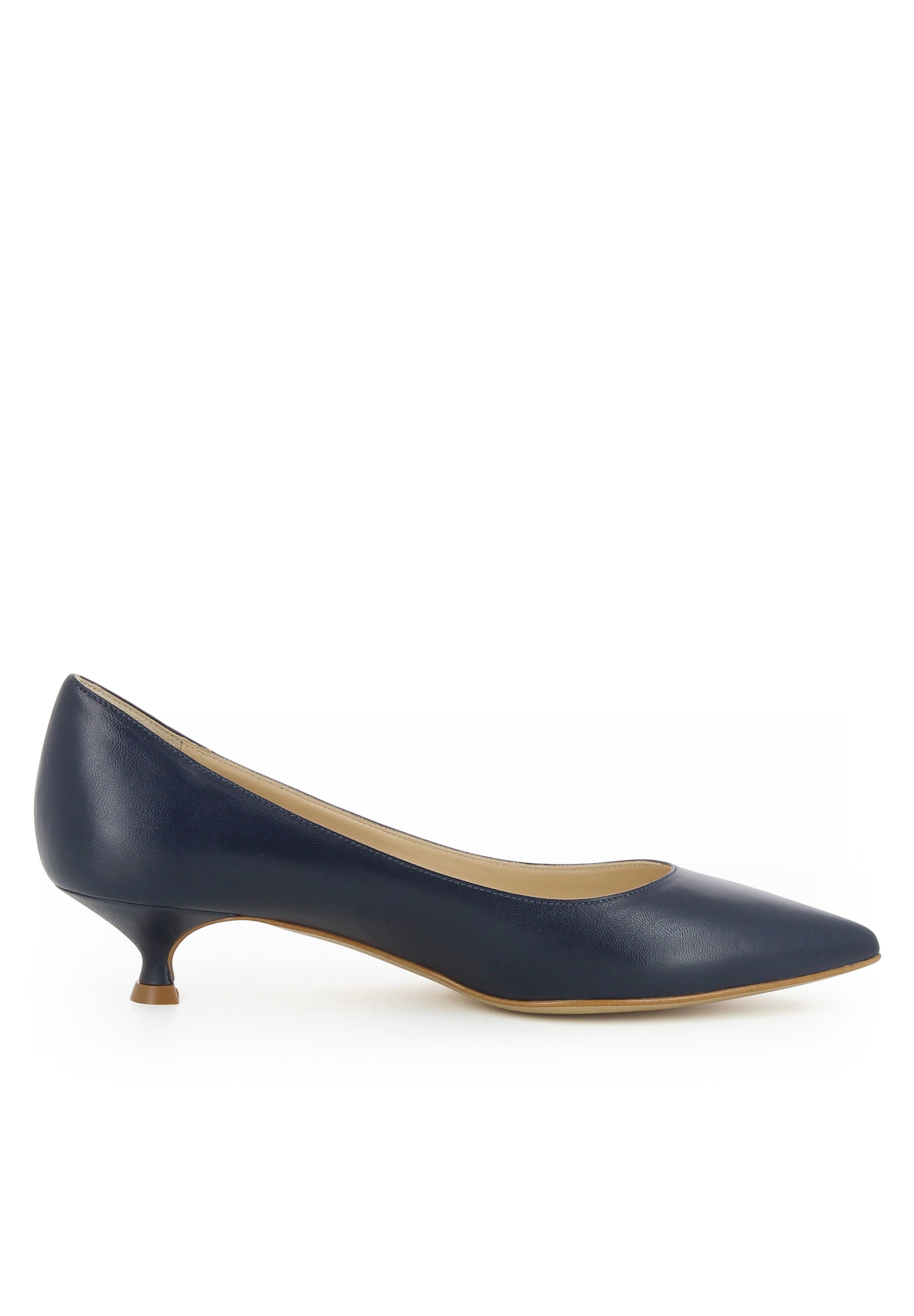 GIORGIA Damen Pumps - Glattleder dunkelblau