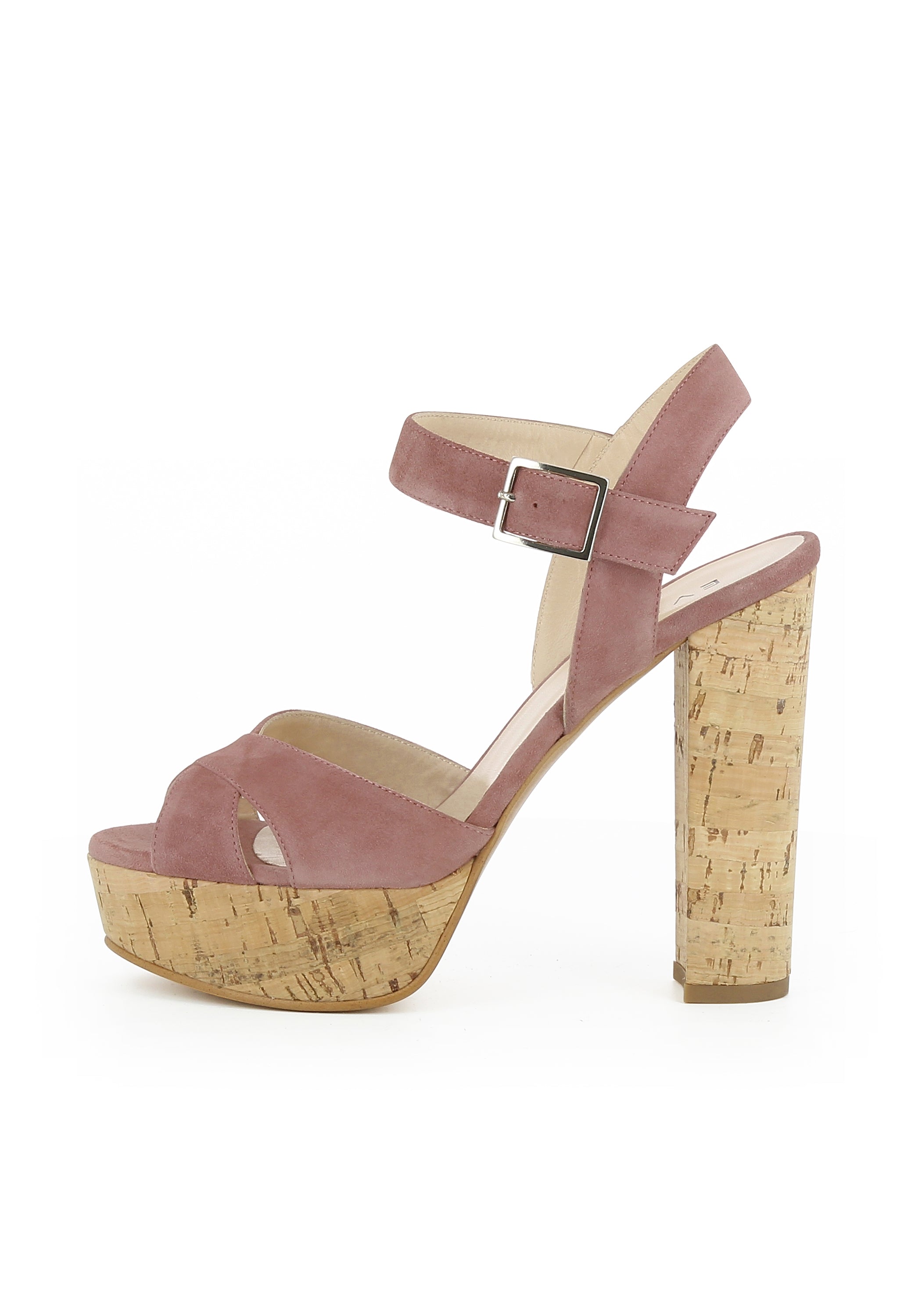 LANA Damen Sandalette - Rauleder mauve