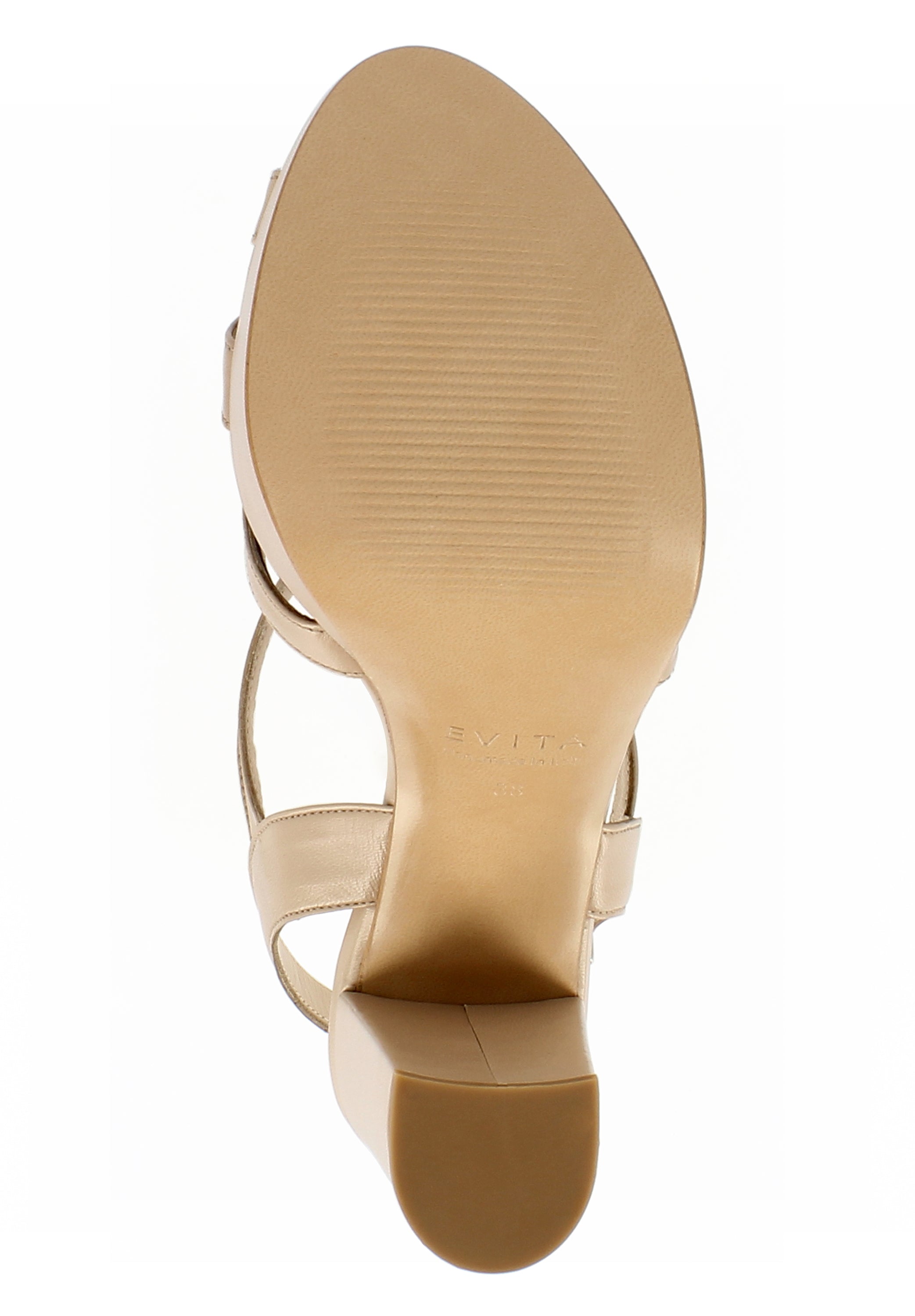 LANA Damen Sandalette - Glattleder beige