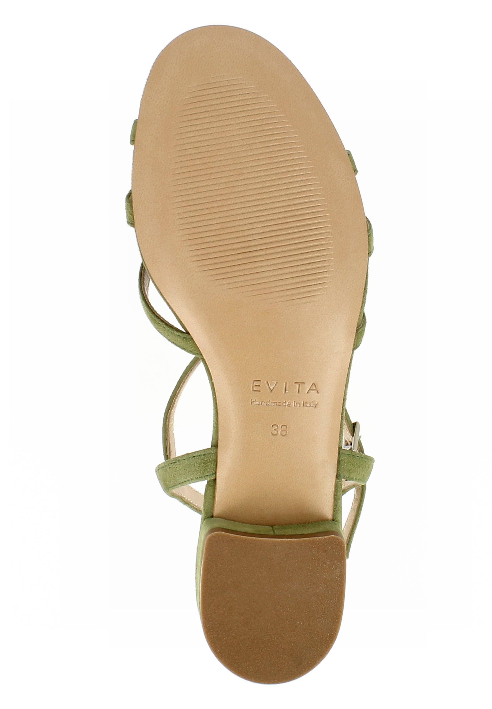 SALVINA Damen Sandale - Rauleder olive