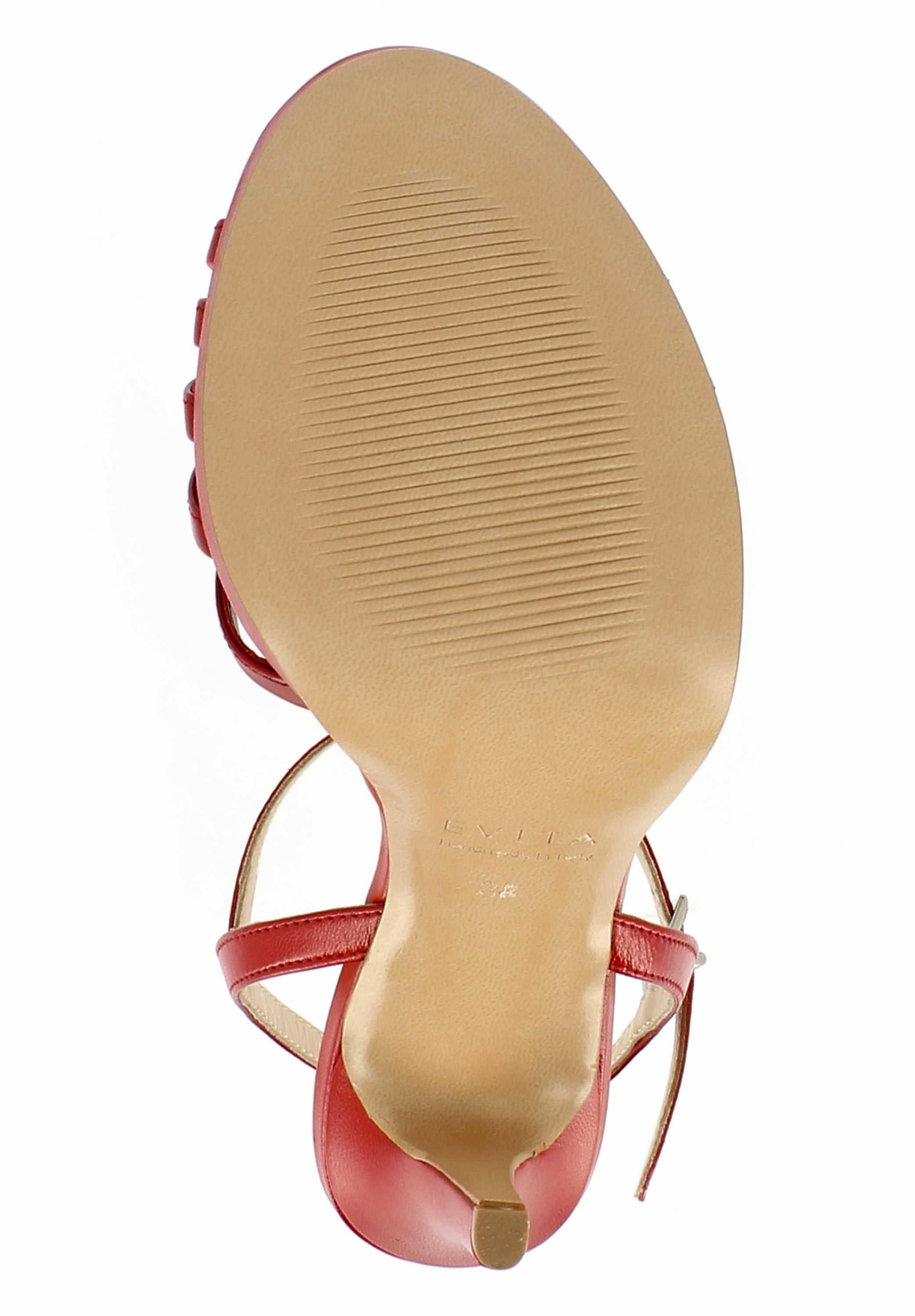 EVA Damen Sandalette - Glattleder rot
