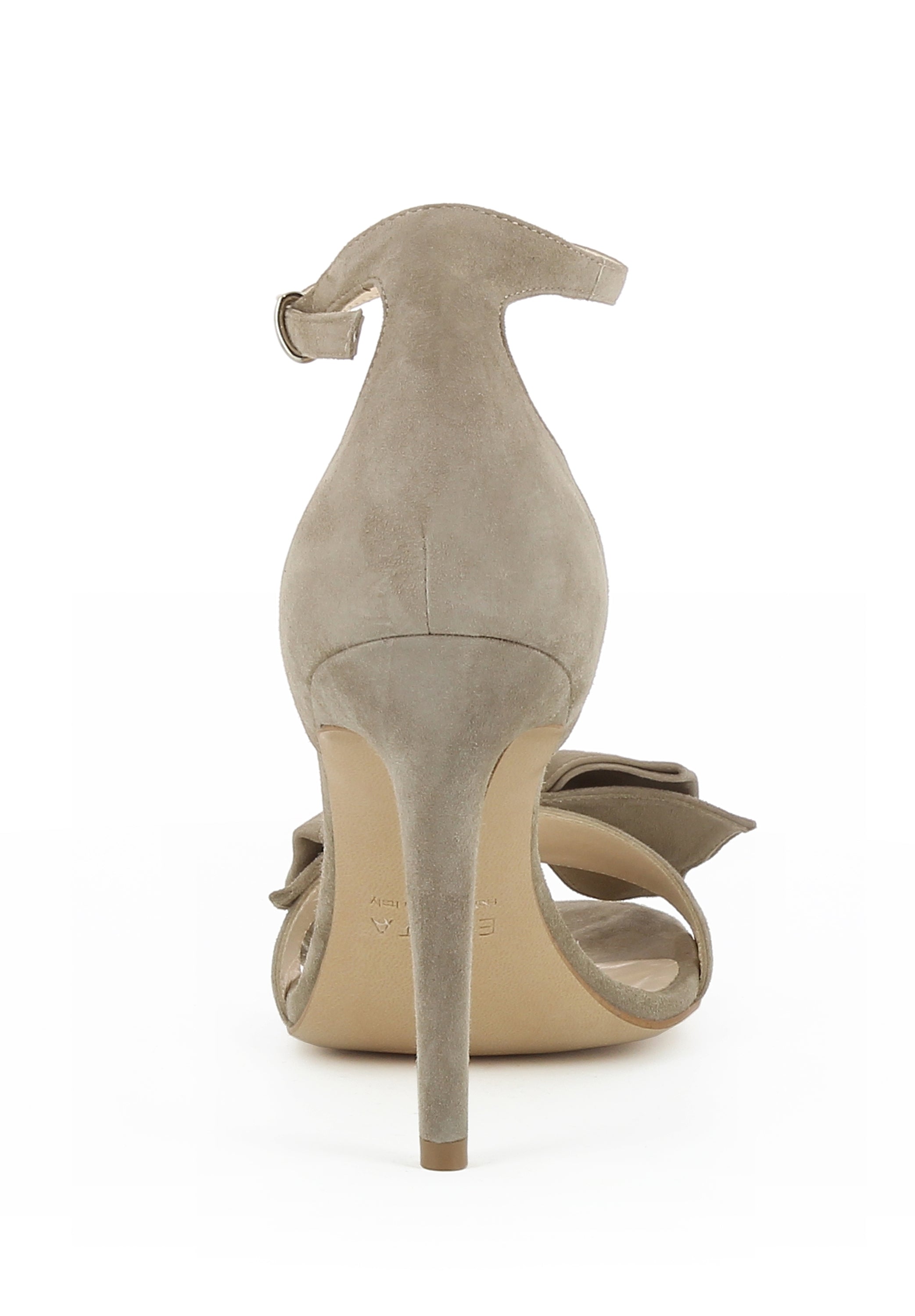 EVA Damen Sandalette - Rauleder greige