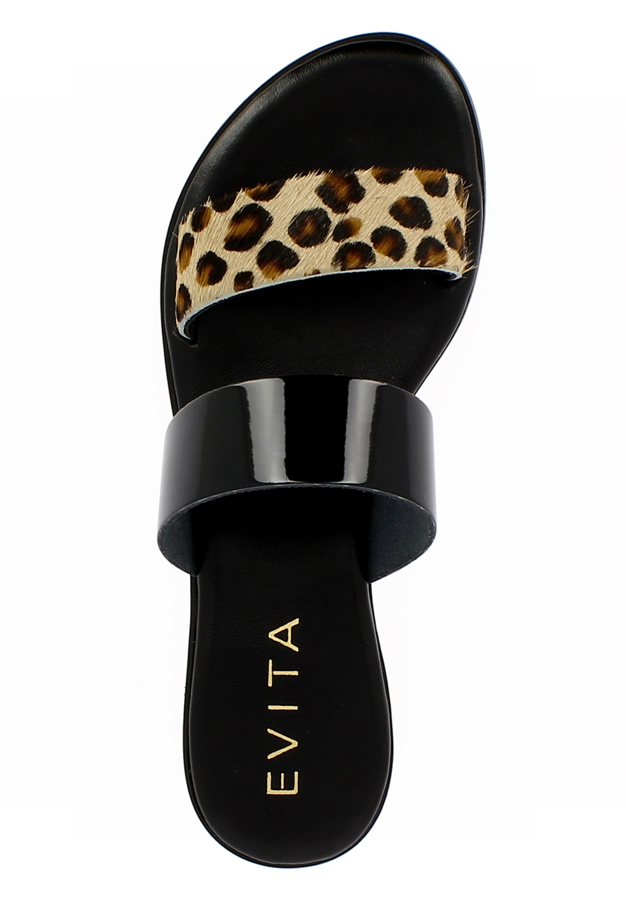 OLIMPIA Damen Sandale - Kombi leopard