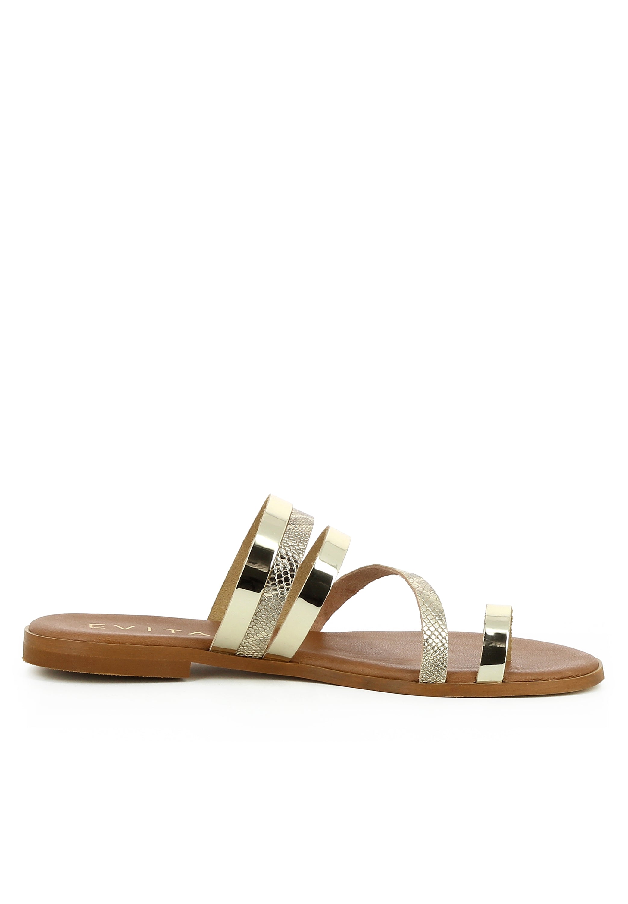 OLIMPIA Damen Sandale - Kombi gold