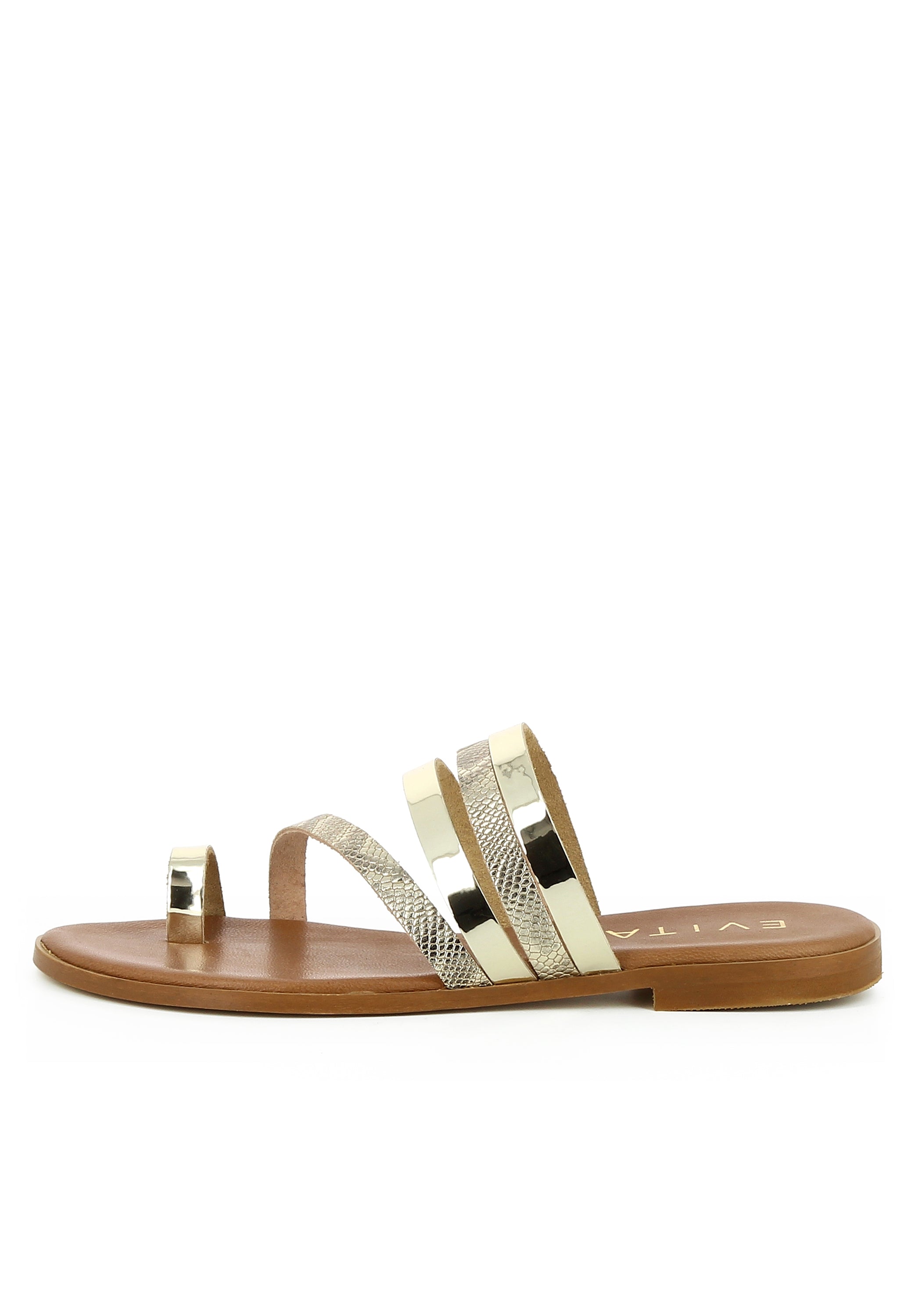 OLIMPIA Damen Sandale - Kombi gold