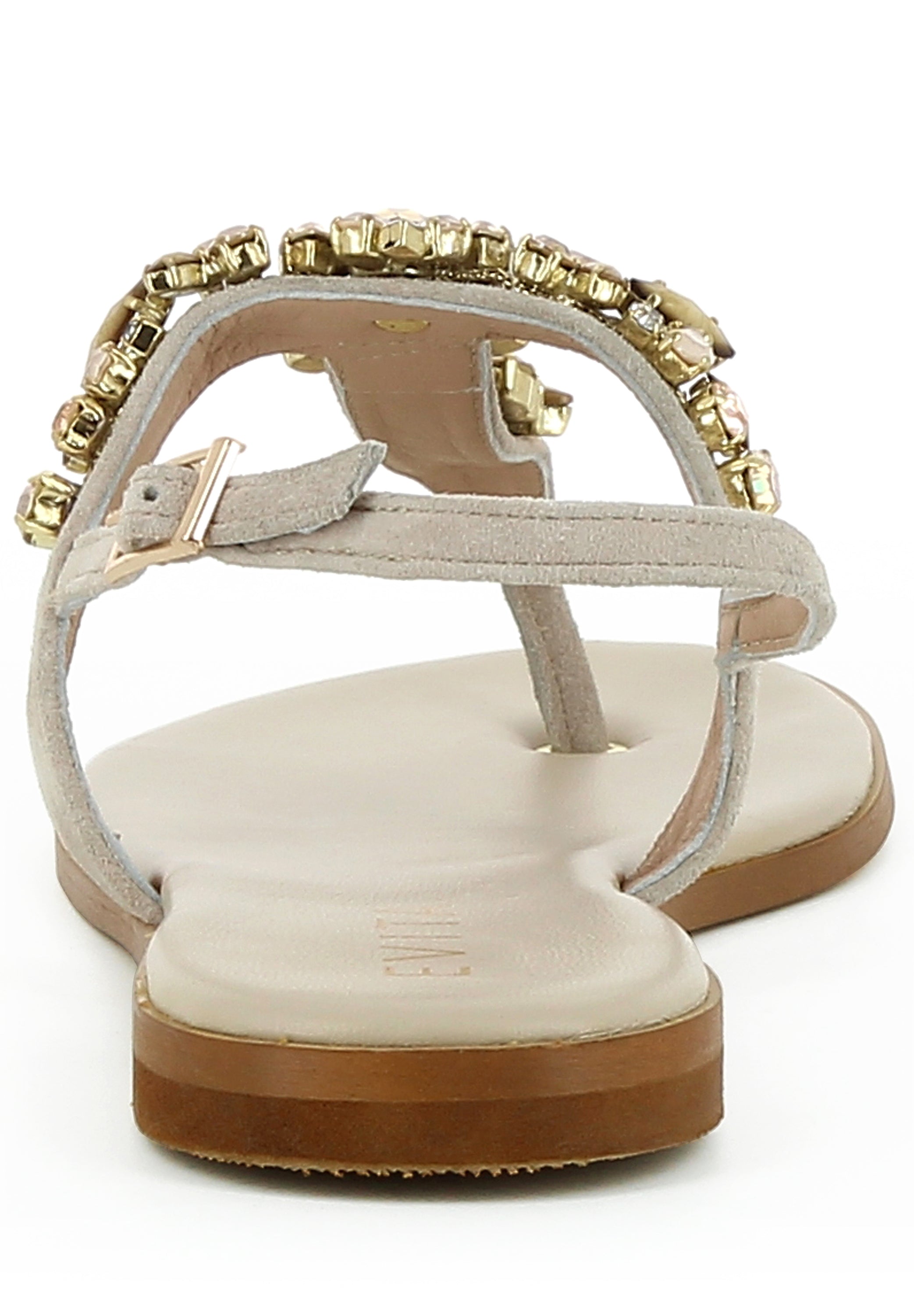 OLIMPIA Damen Sandale - Rauleder beige