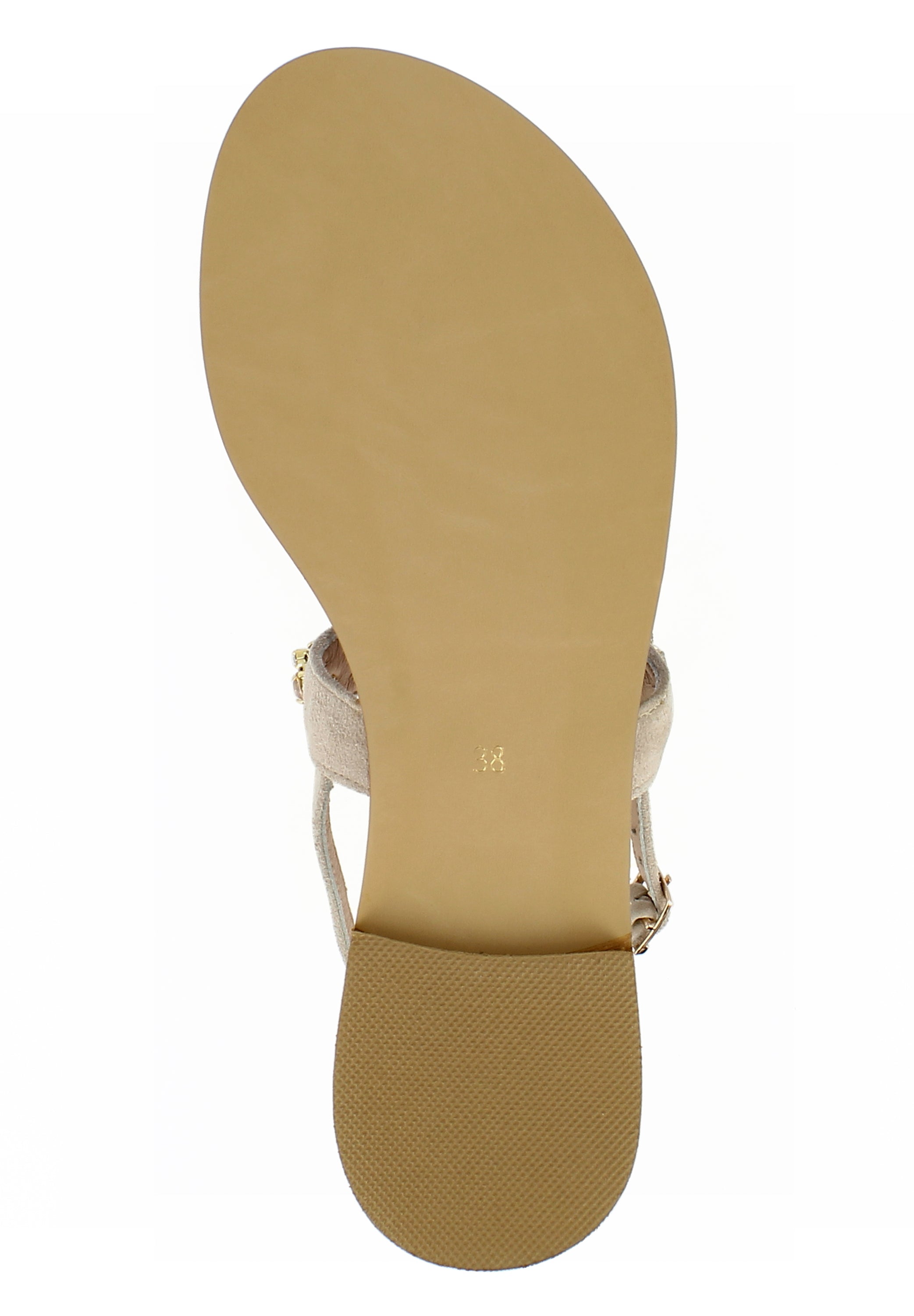 OLIMPIA Damen Sandale - Rauleder beige