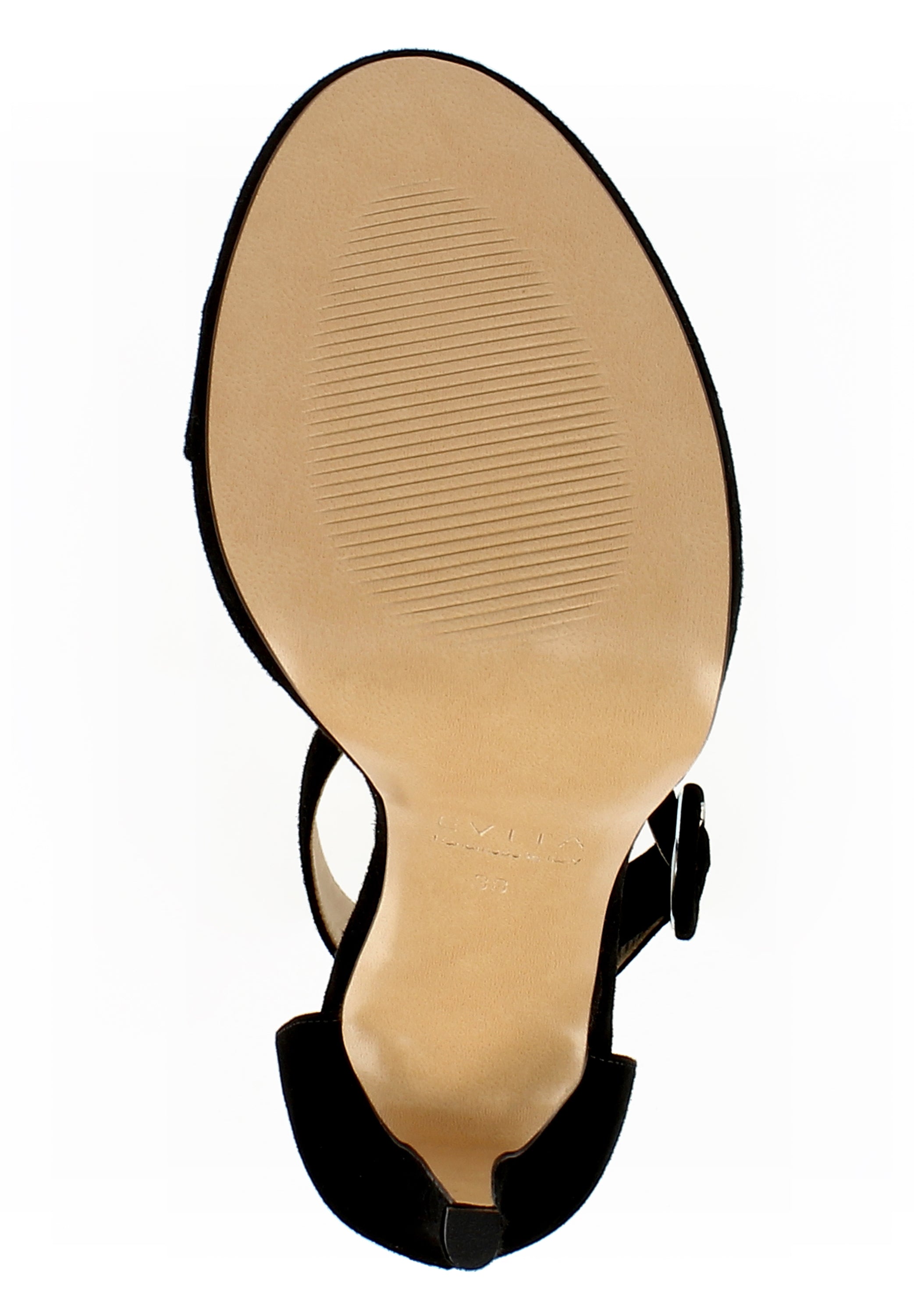 EVA Damen Sandalette - Rauleder schwarz