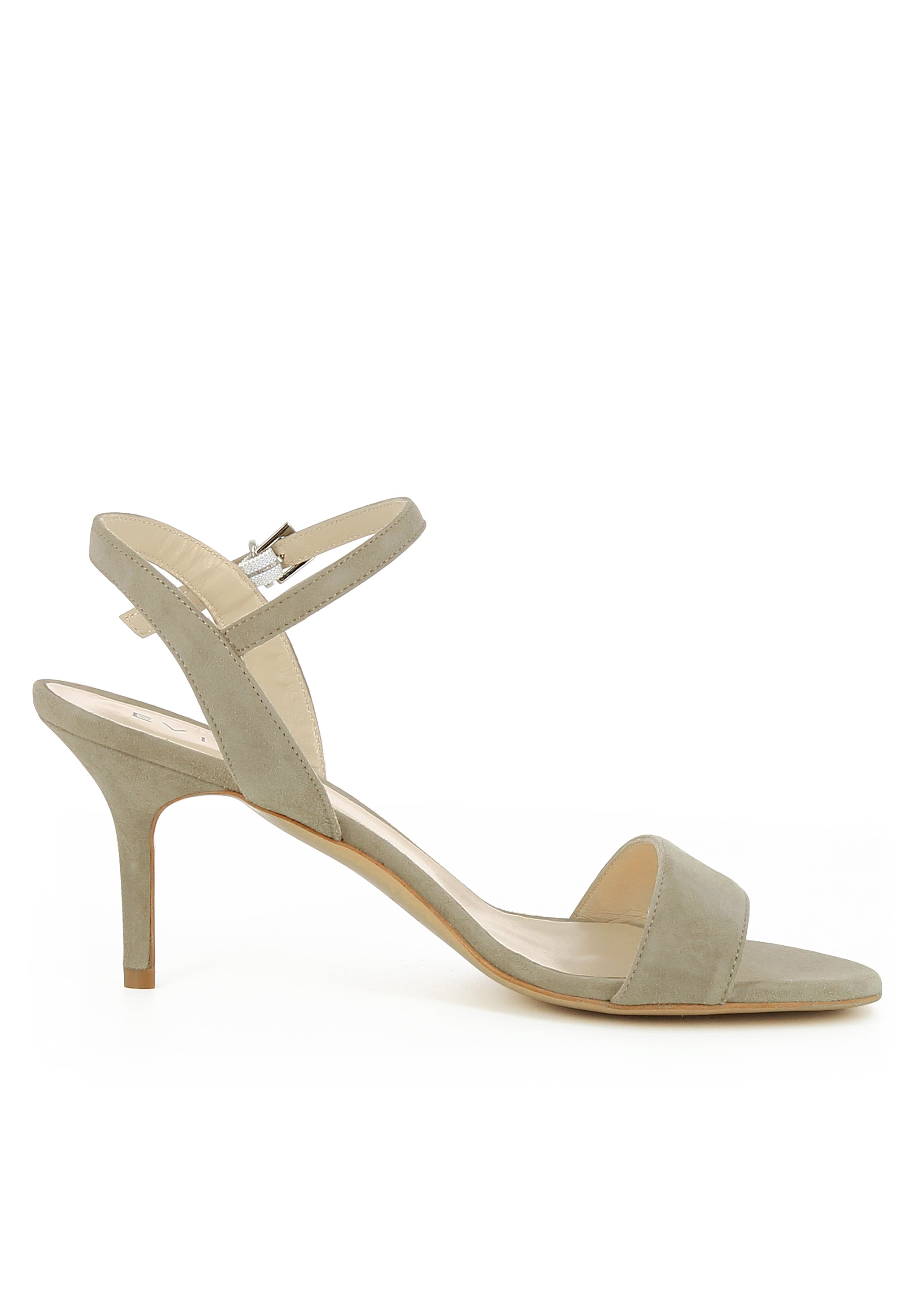 VERONICA Damen Sandalette - Rauleder greige
