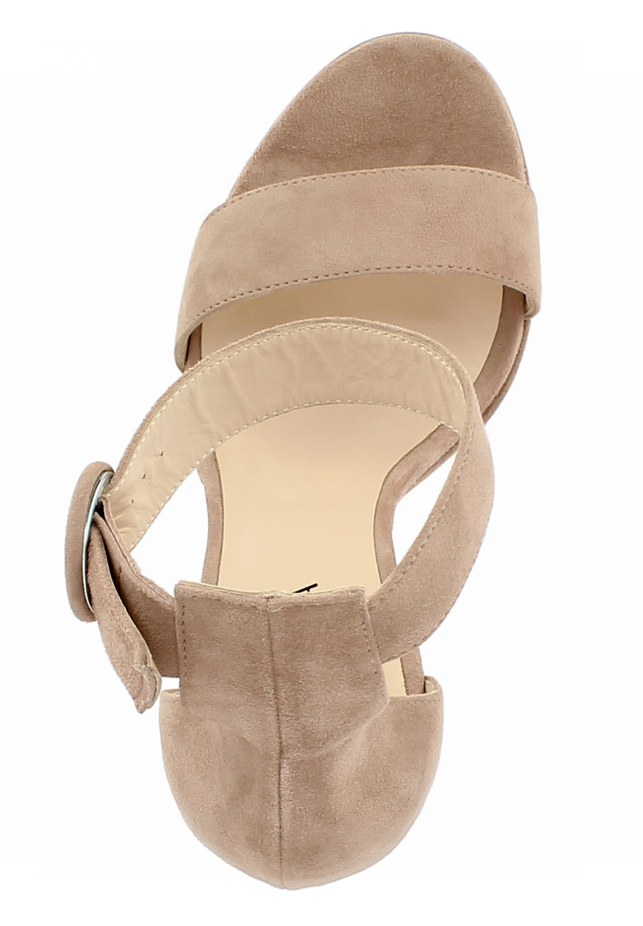 EVA Damen Sandalette - Rauleder altrosa