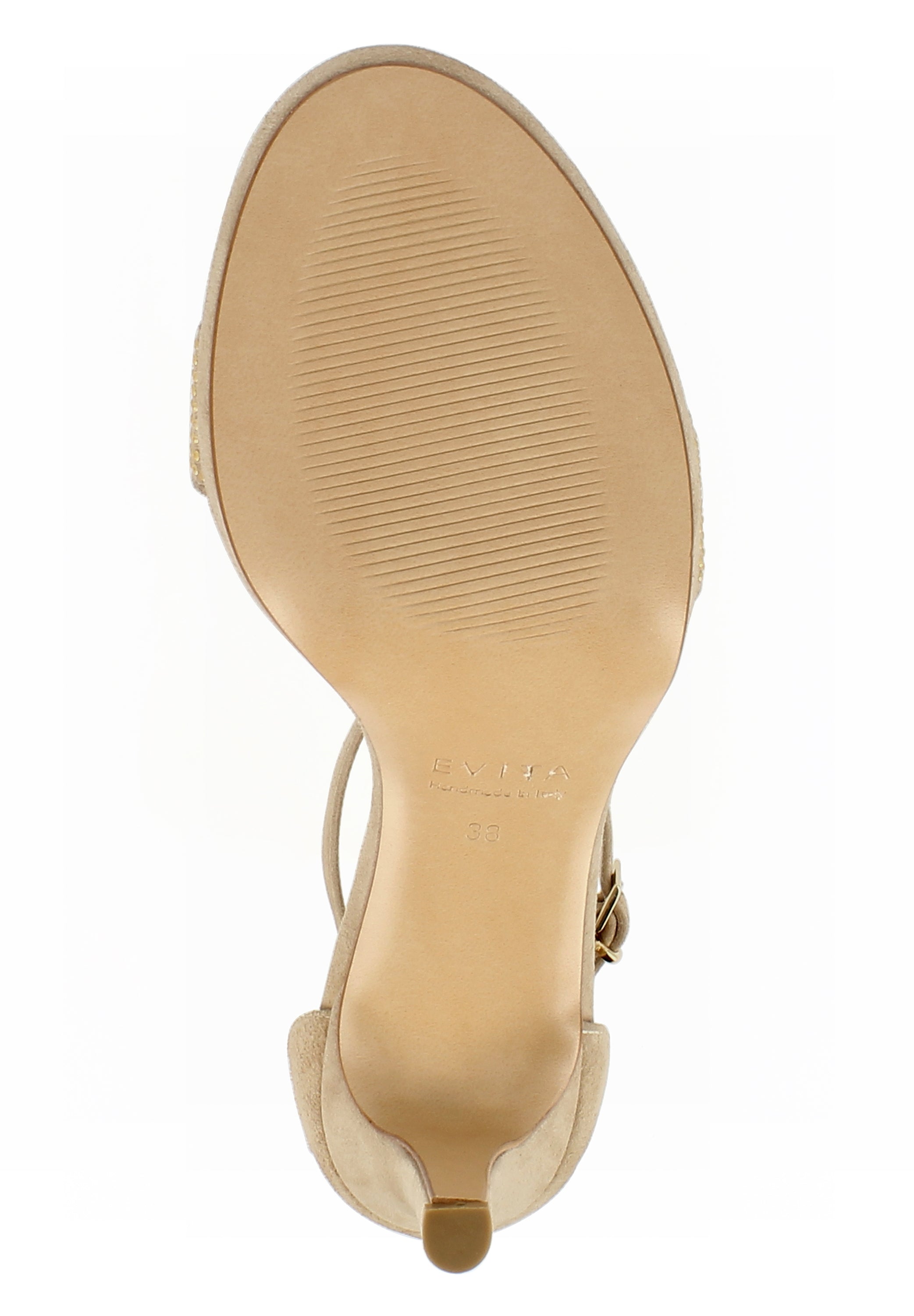 CANDIDA Damen Sandalette - Rauleder beige