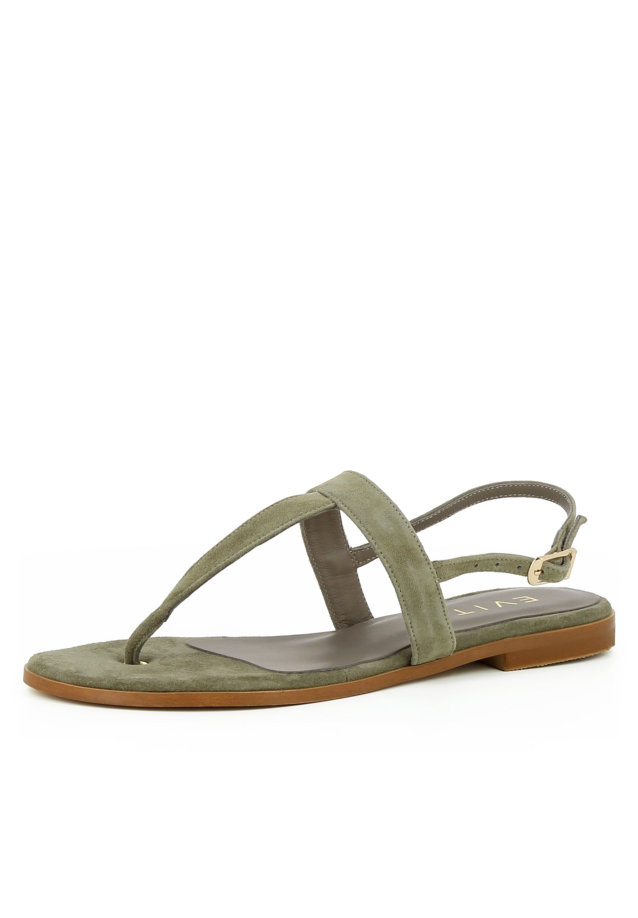 OLIMPIA Damen Sandale - Rauleder olive