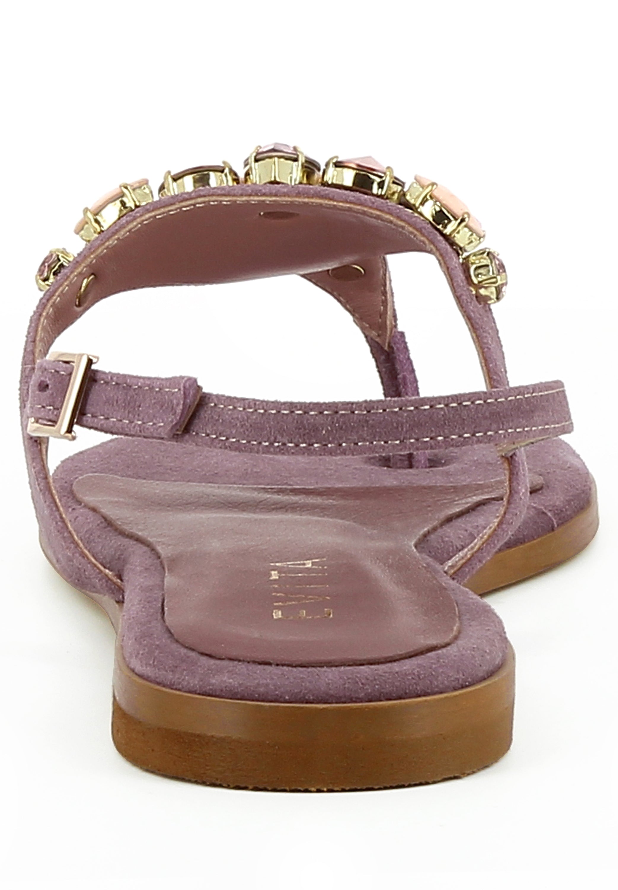 OLIMPIA Damen Sandale - Rauleder mauve