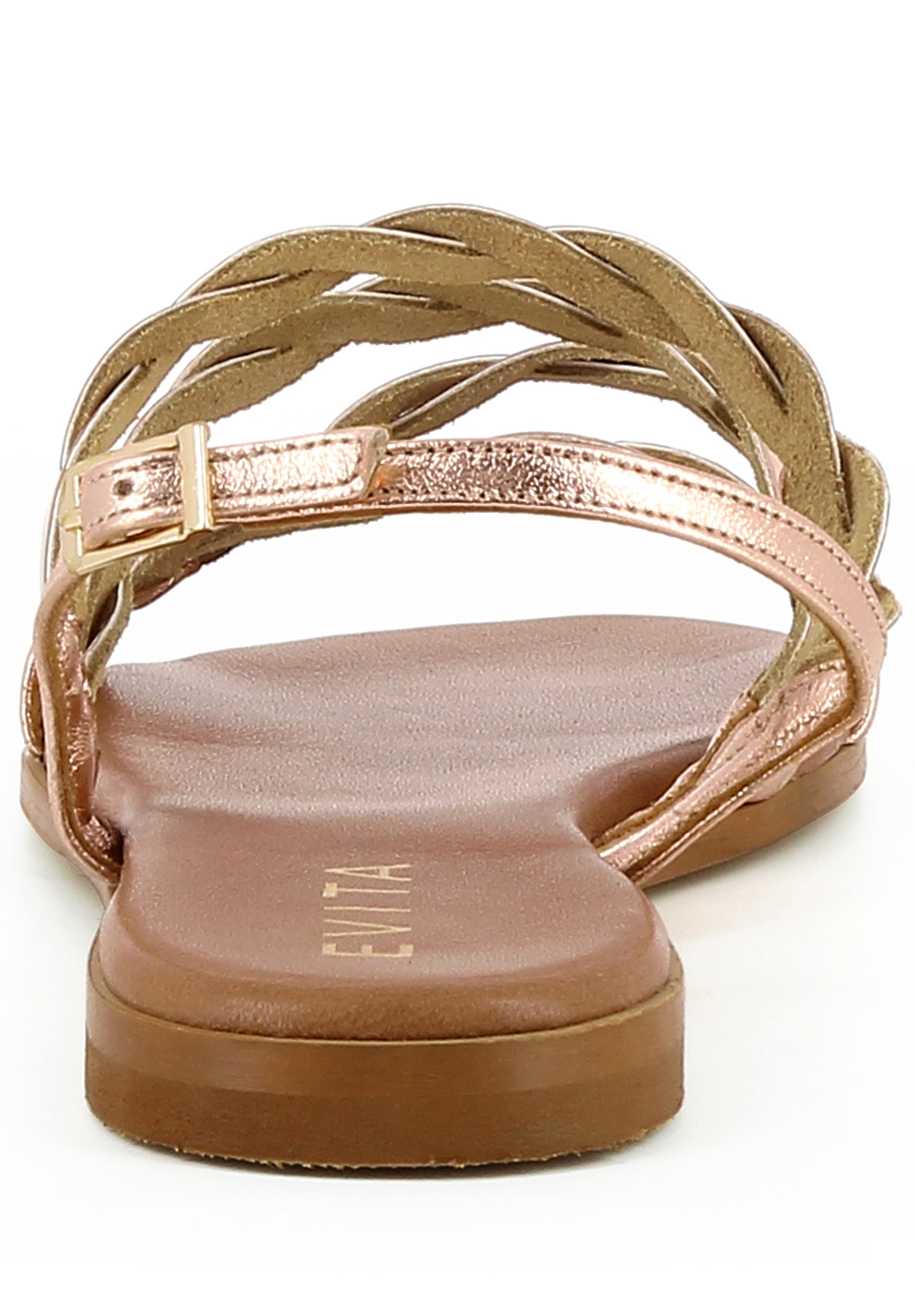OLIMPIA Damen Sandale - Brushleder rosegold