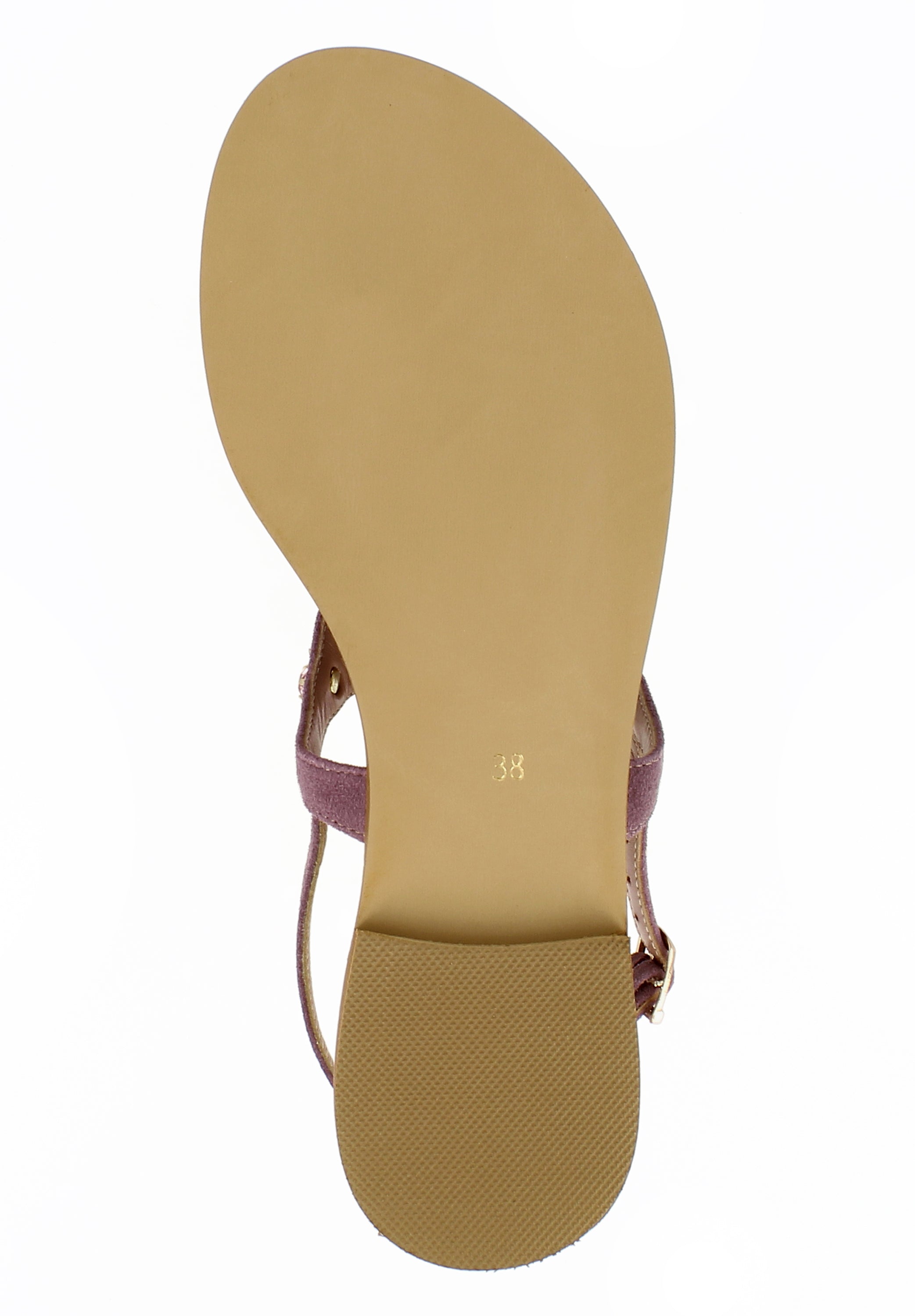 OLIMPIA Damen Sandale - Rauleder mauve
