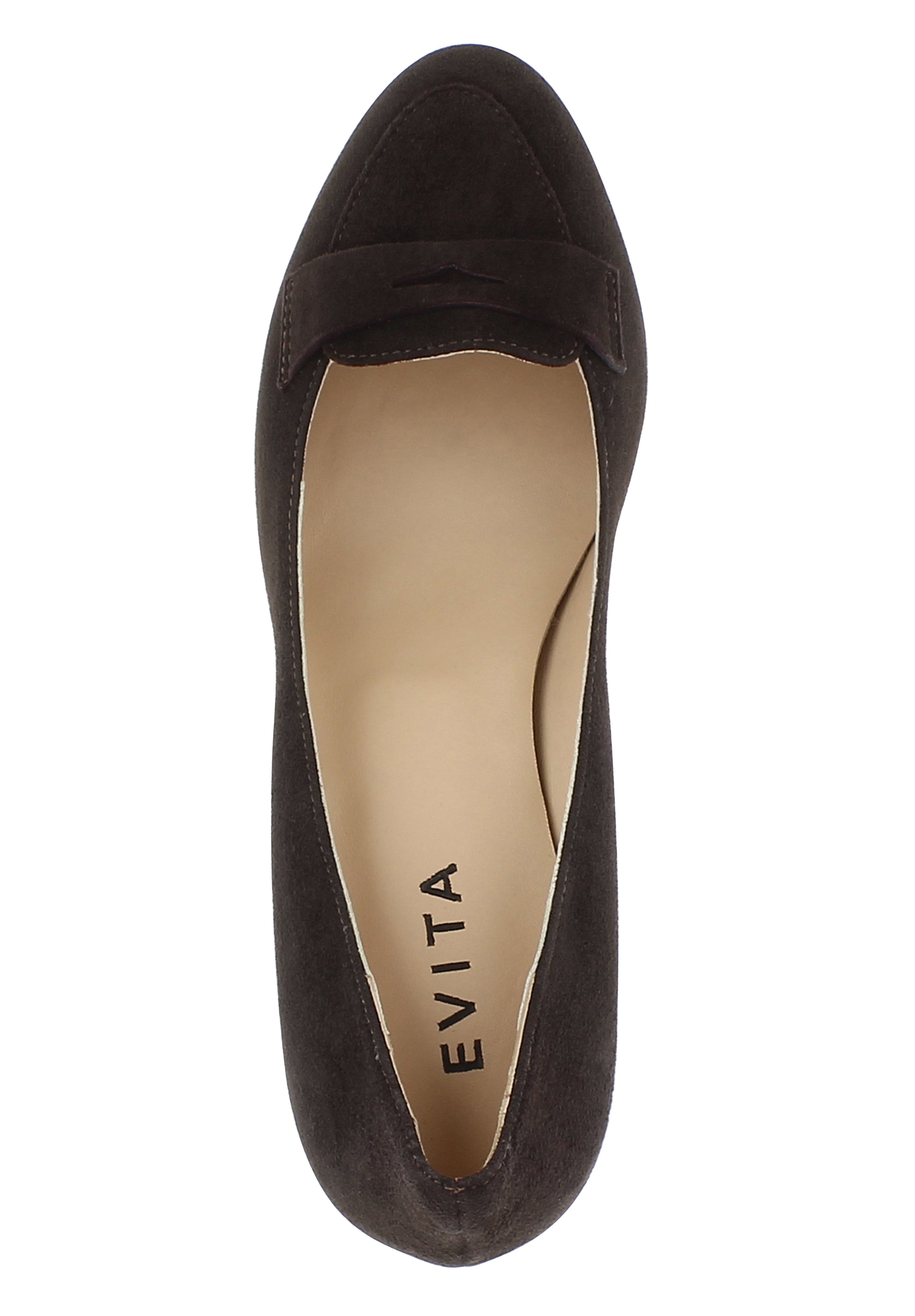 BIANCA Damen Pumps - Glattleder dunkelbraun