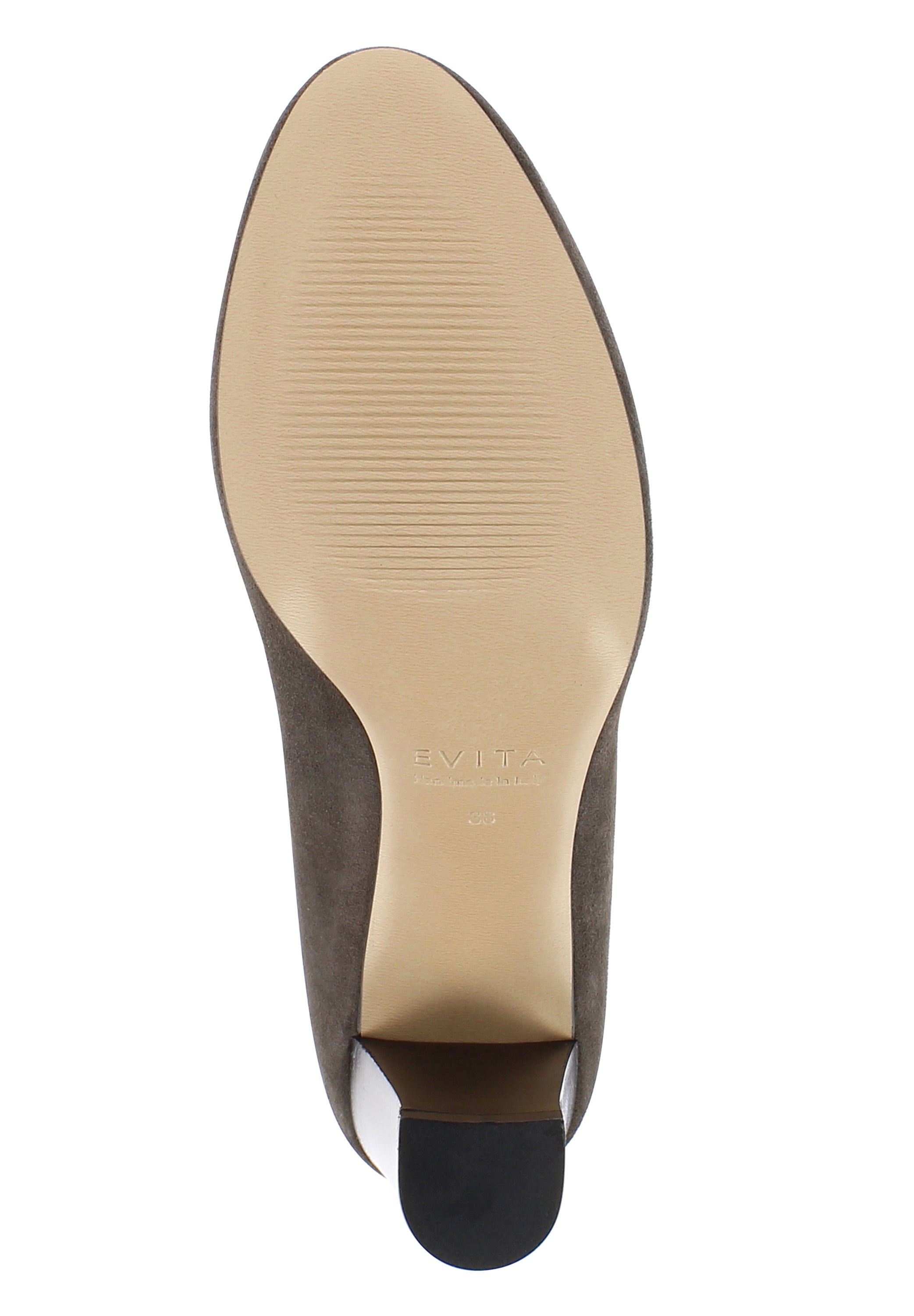 BIANCA Damen Pumps - Glattleder fango