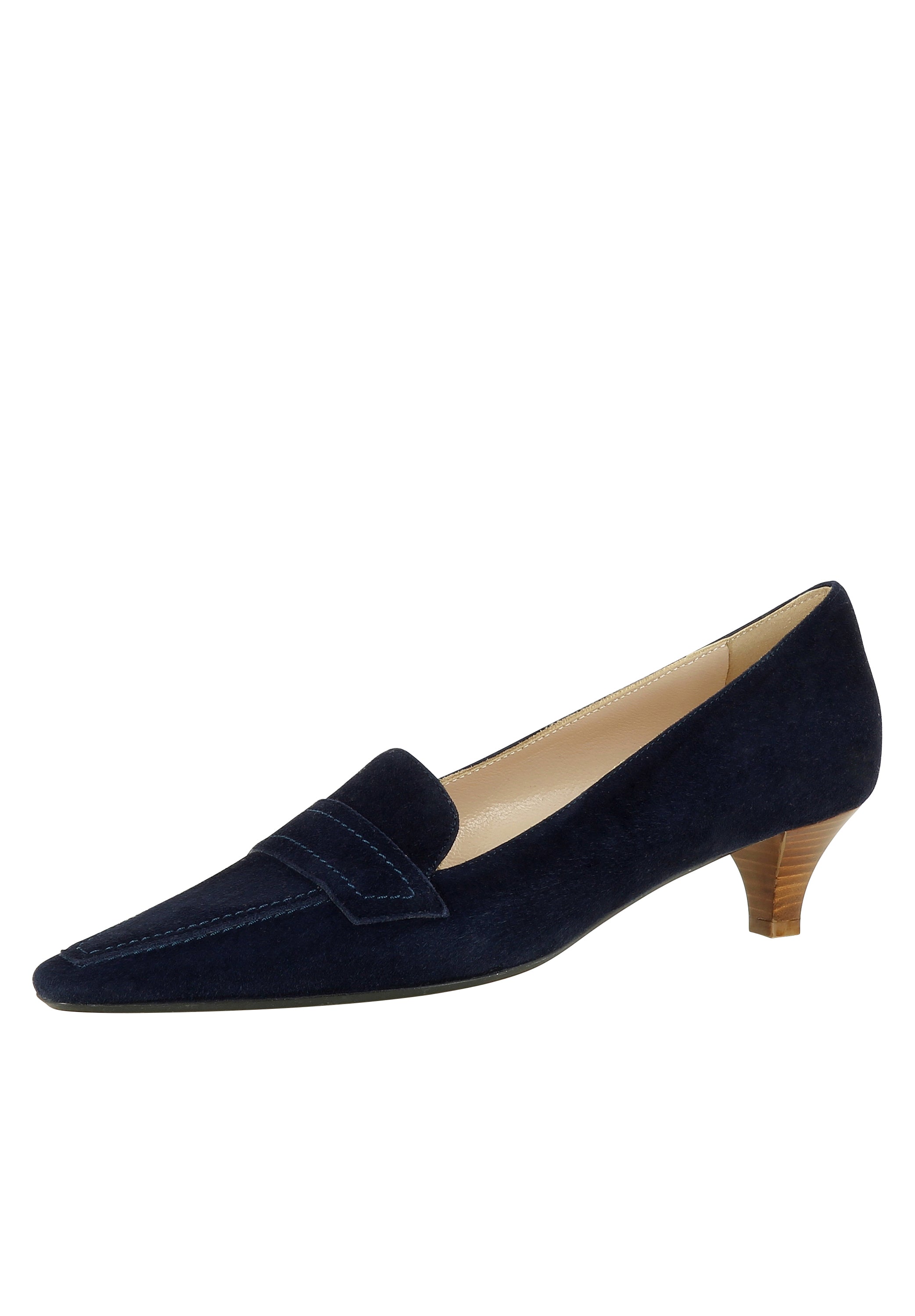 LIA Damen Pumps - Rauleder dunkelblau