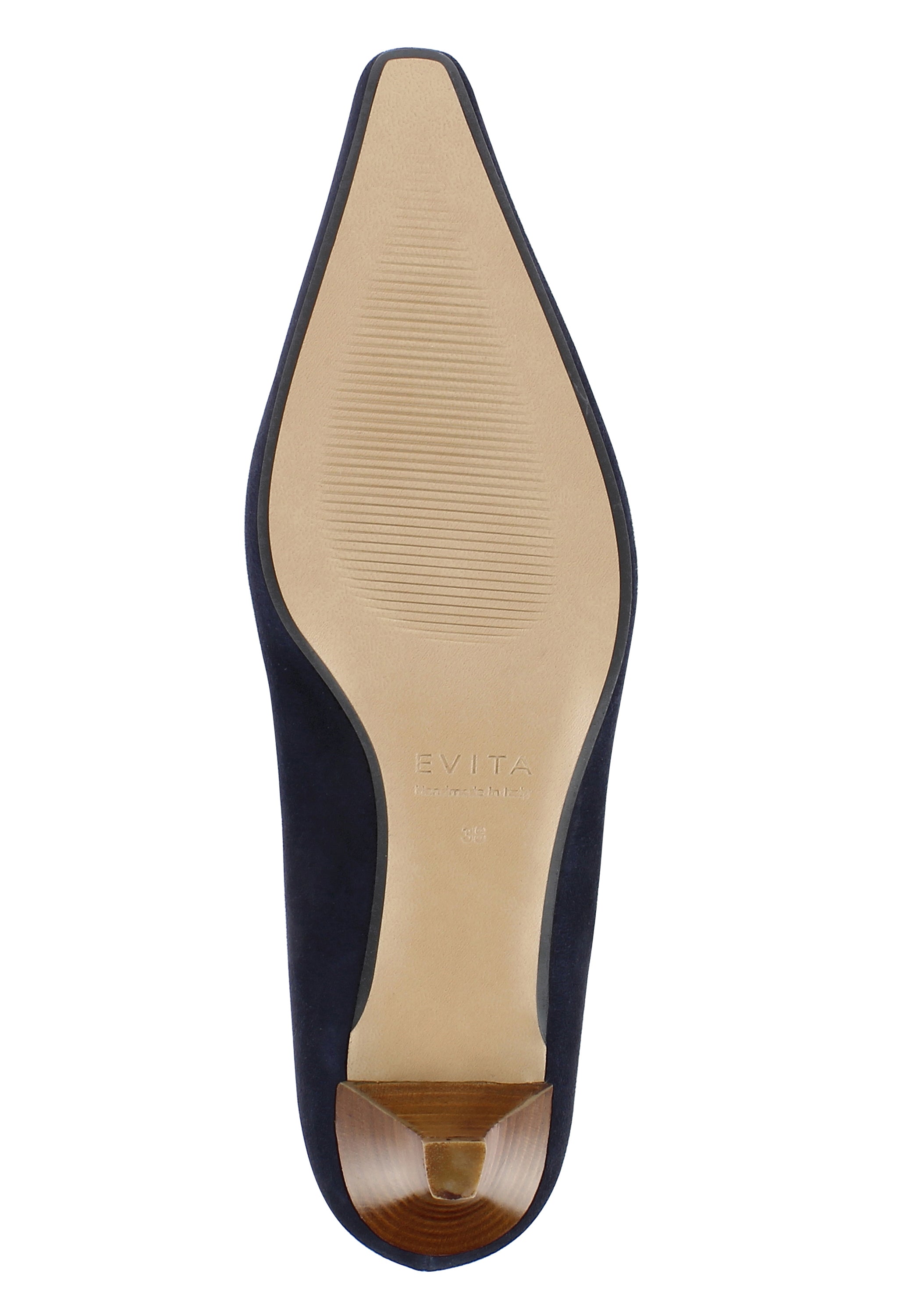LIA Damen Pumps - Rauleder dunkelblau
