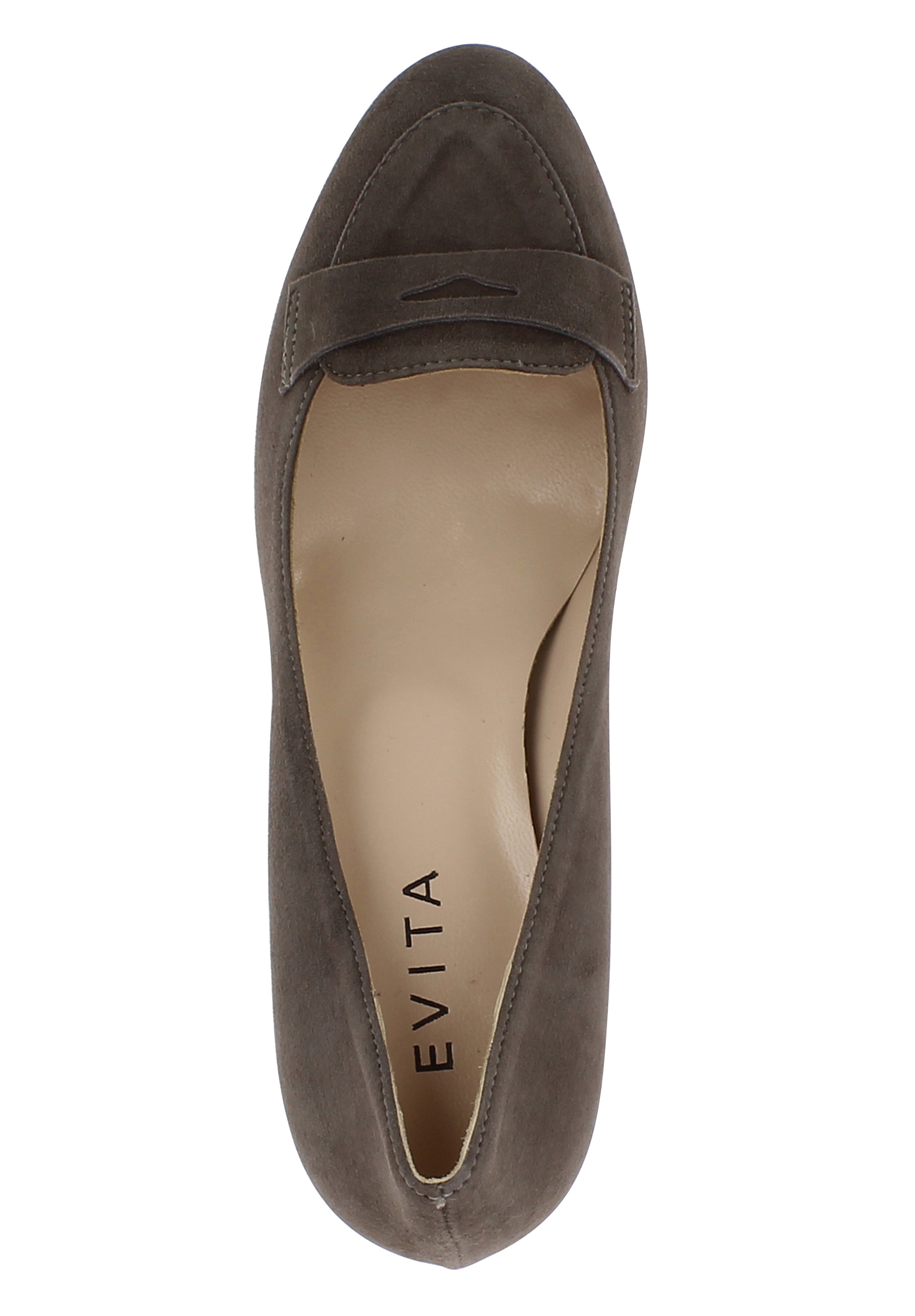 BIANCA Damen Pumps - Glattleder fango