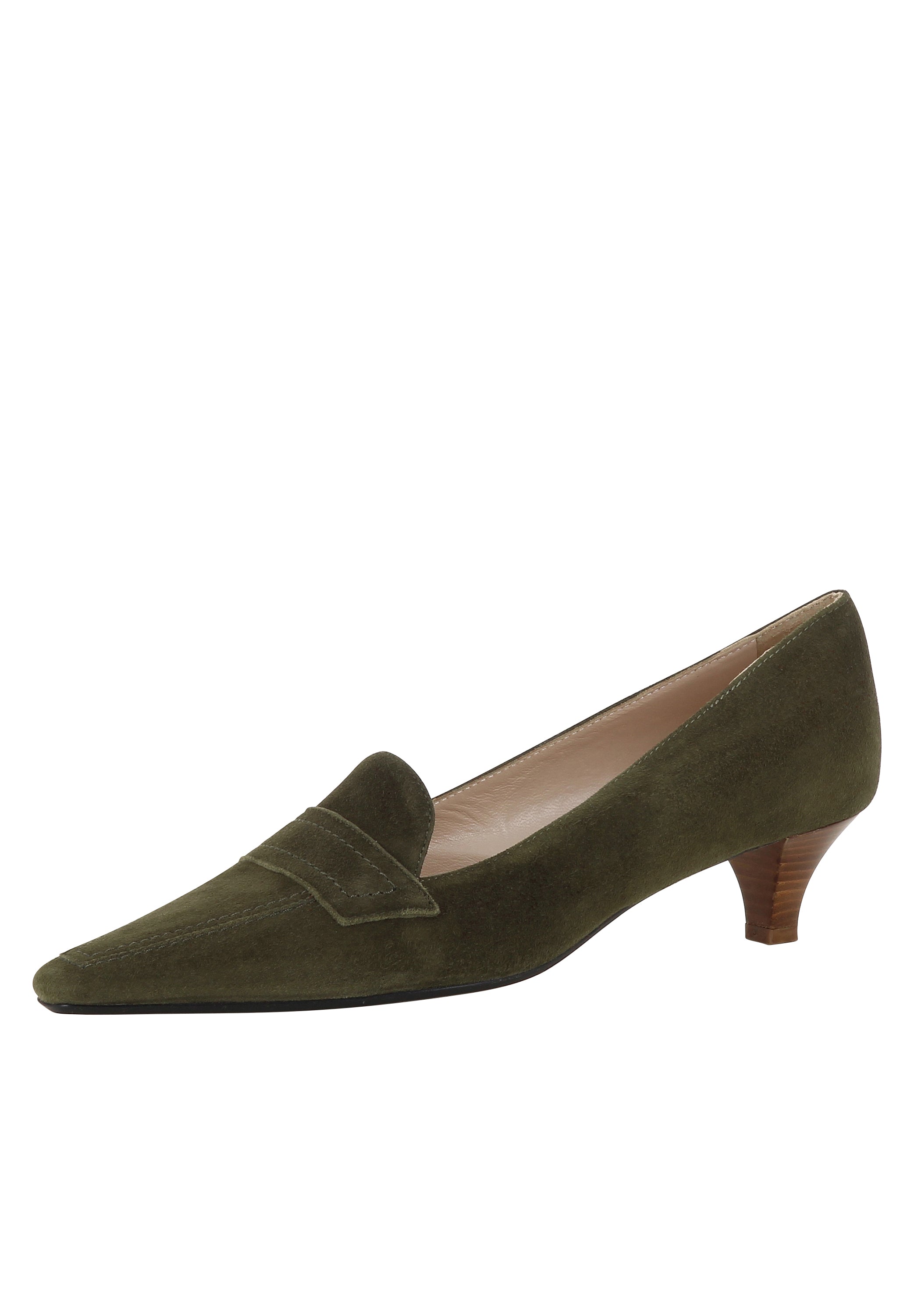 LIA Damen Pumps - Glattleder khaki