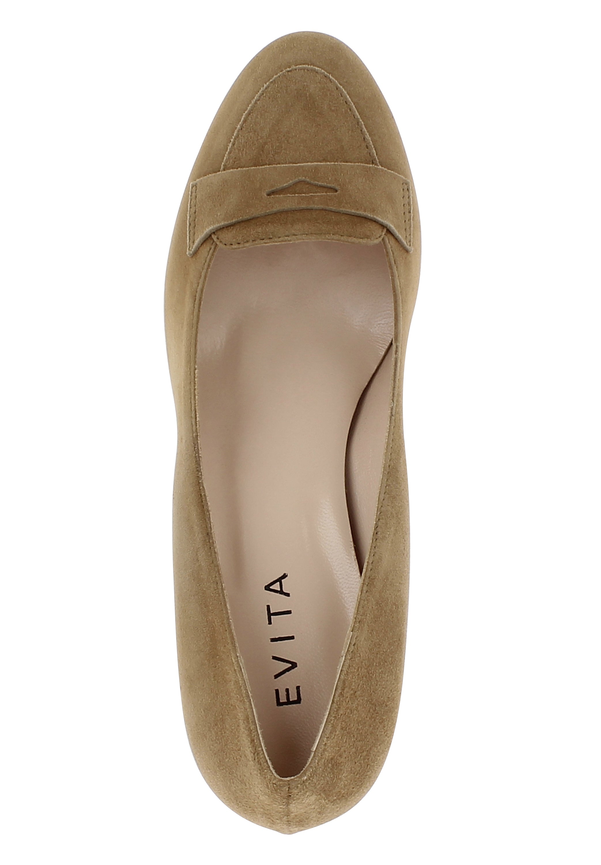 BIANCA Damen Pumps - Glattleder hellbraun