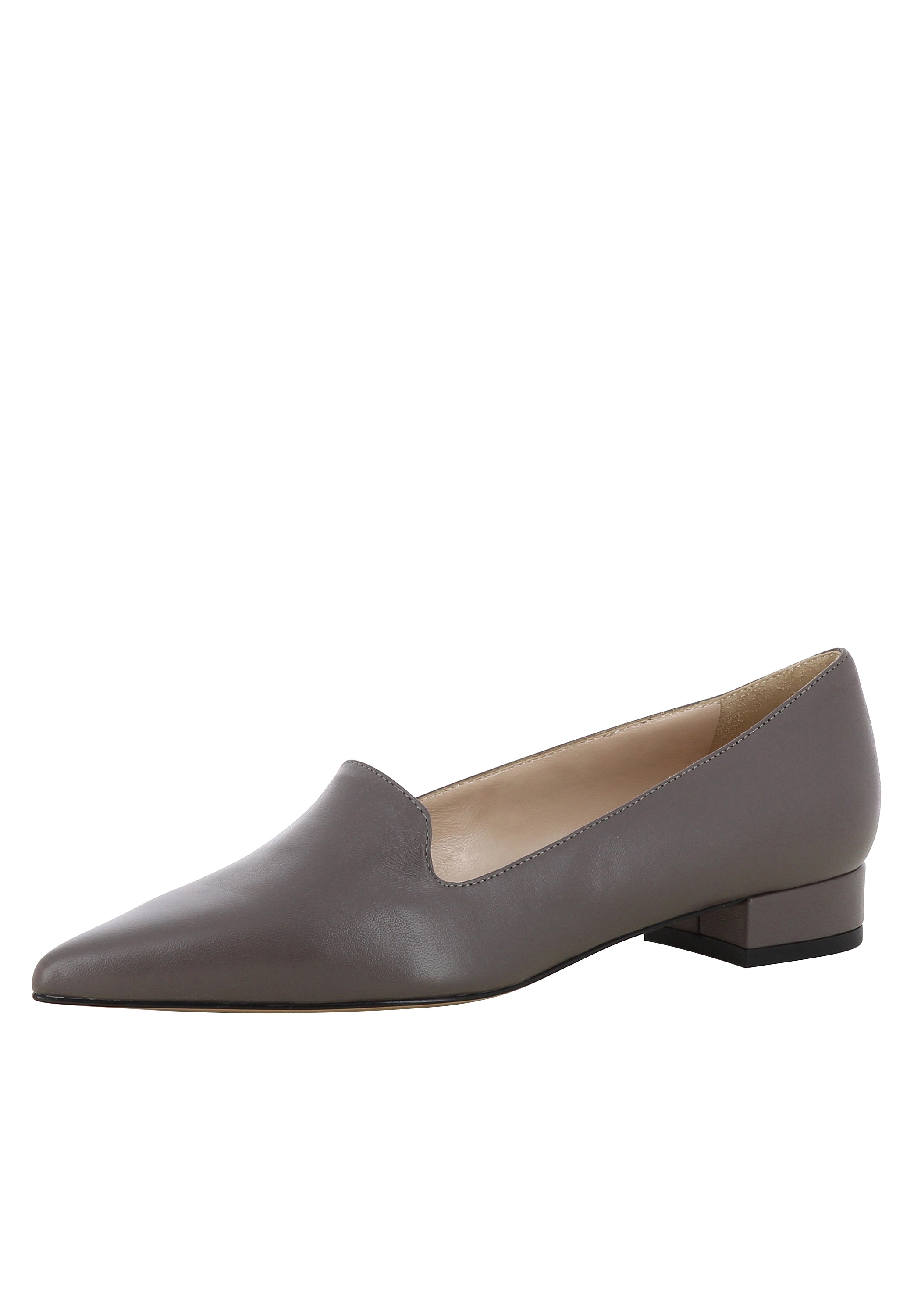 FRANCA Damen Slipper - Glattleder fango