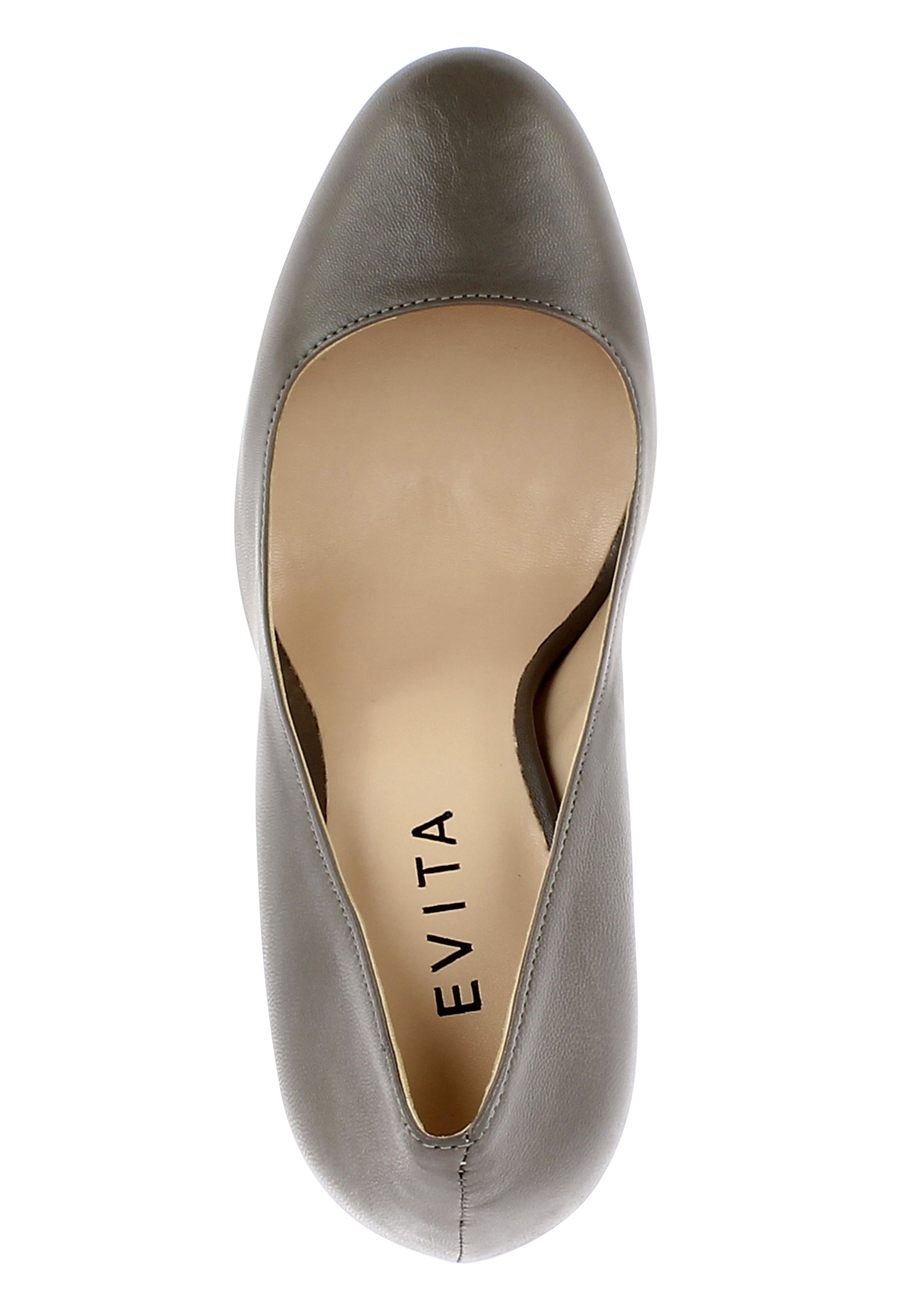 CRISTINA Damen Pumps - Glattleder fango