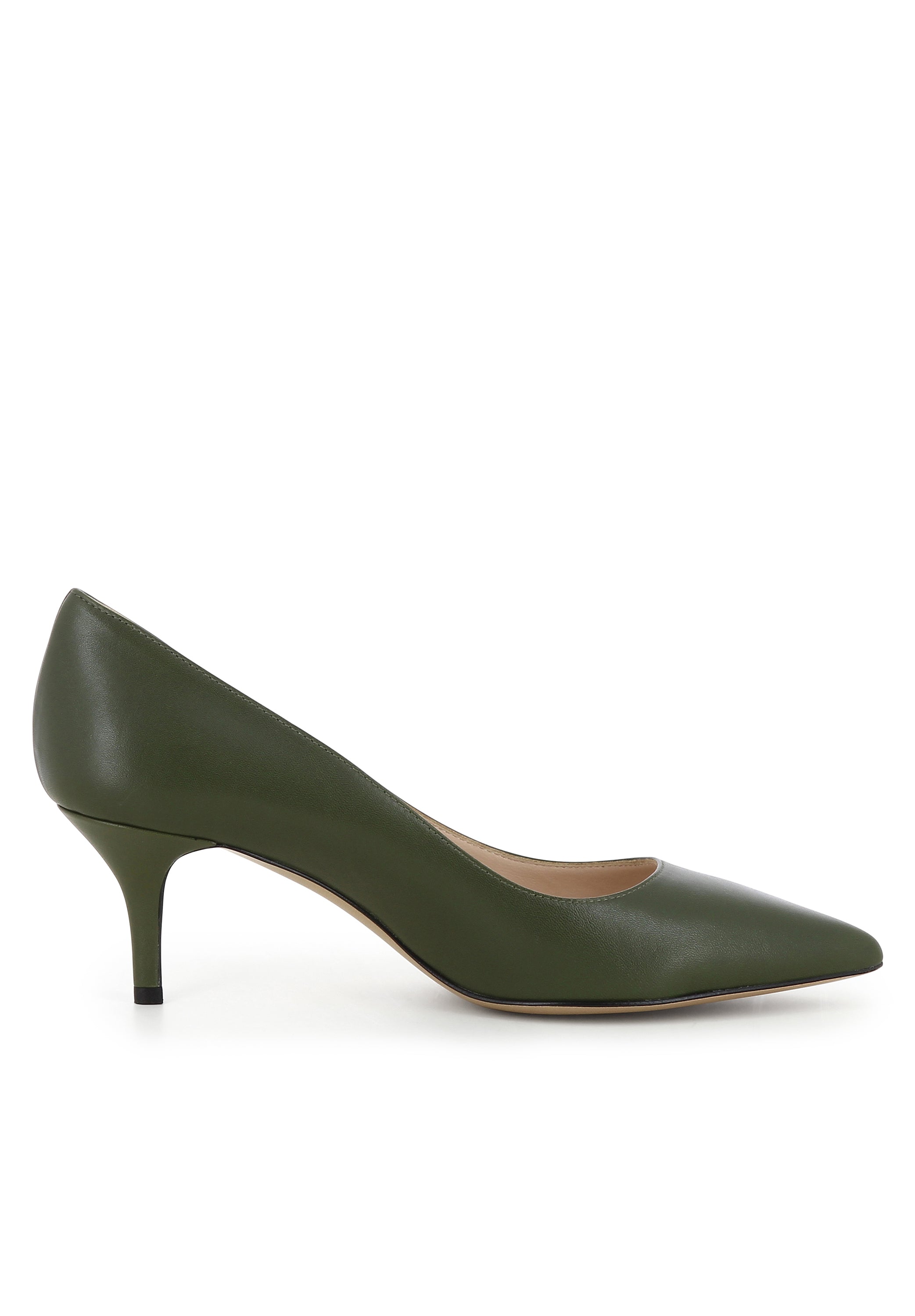 GIULIA Damen Pumps - Glattleder grün