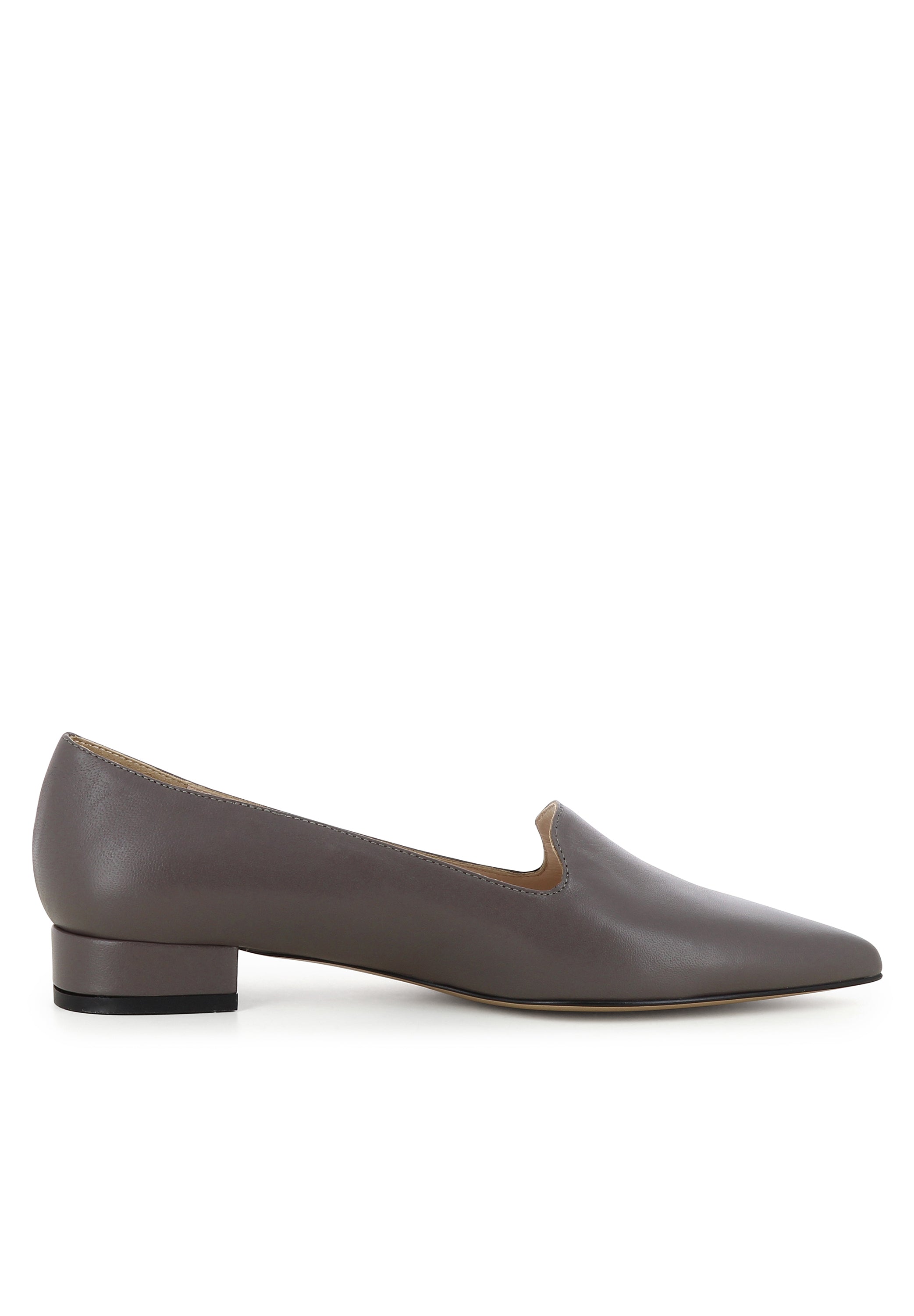 FRANCA Damen Slipper - Glattleder fango
