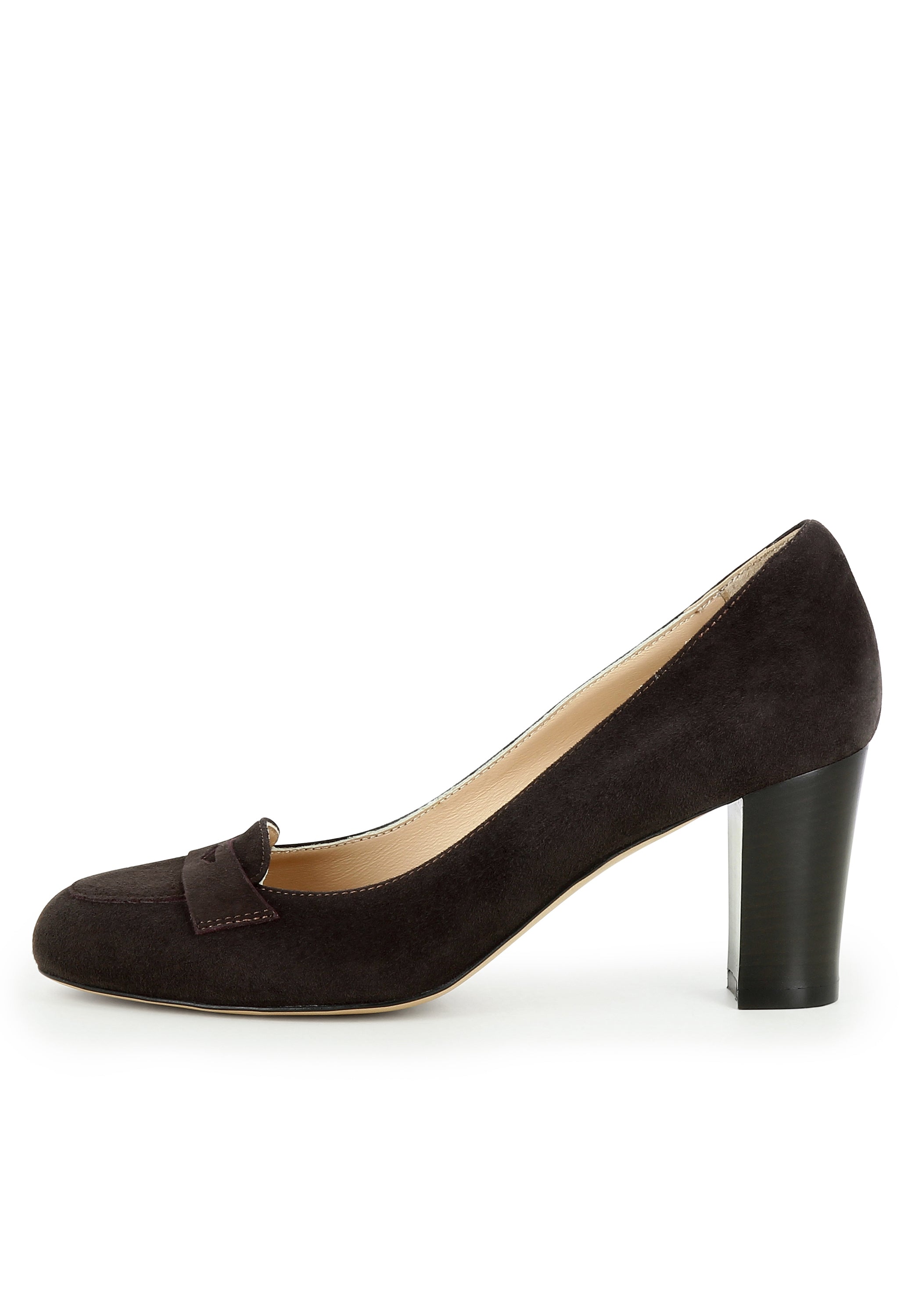 BIANCA Damen Pumps - Glattleder dunkelbraun