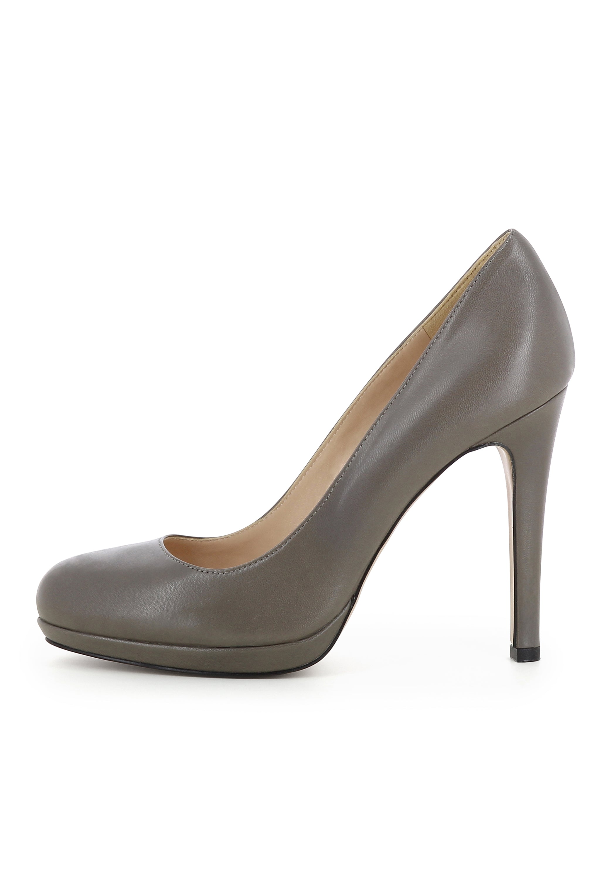 CRISTINA Damen Pumps - Glattleder fango