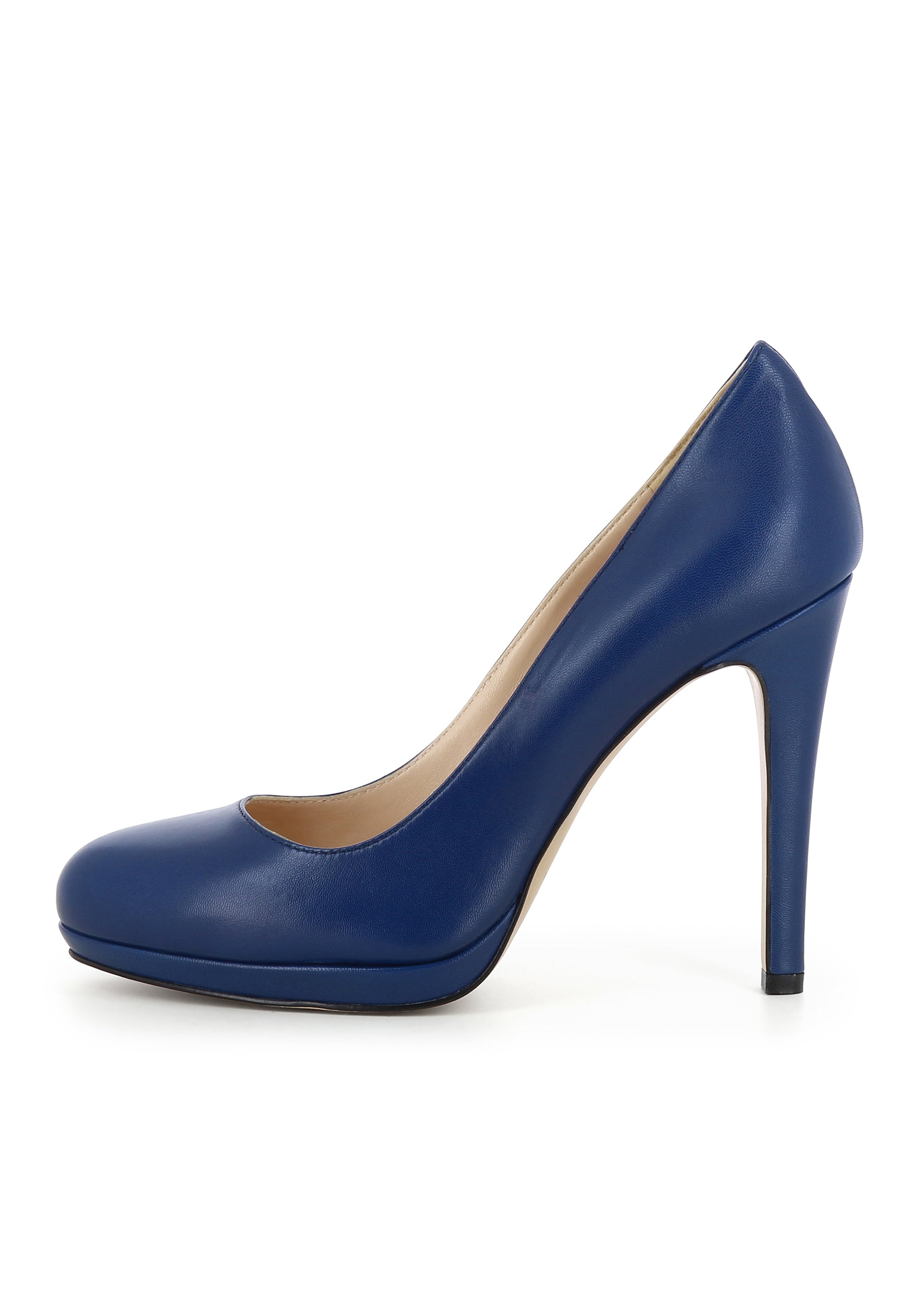 CRISTINA Damen Pumps - Glattleder blau