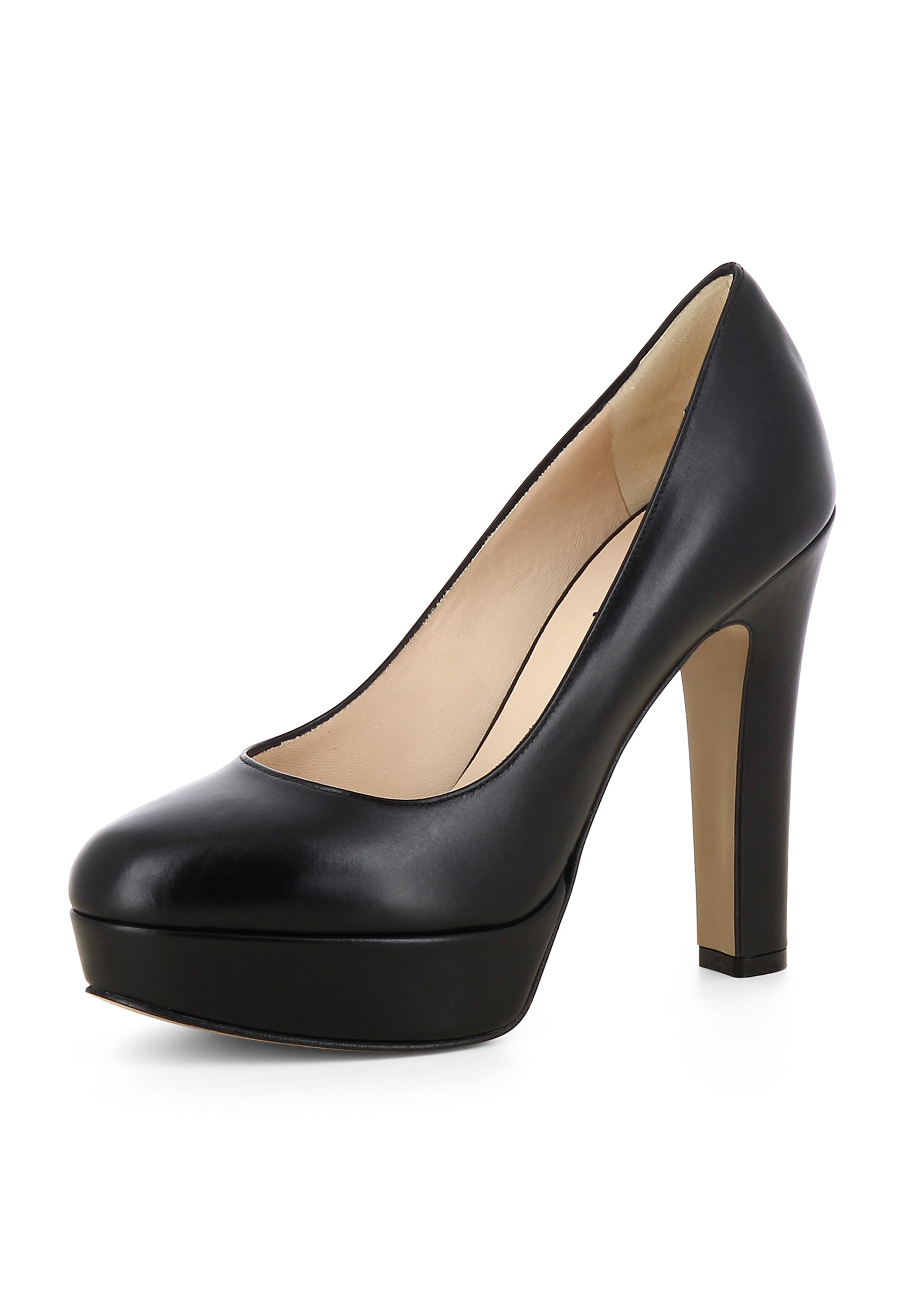 RICCARDA Damen Pumps - Glattleder schwarz