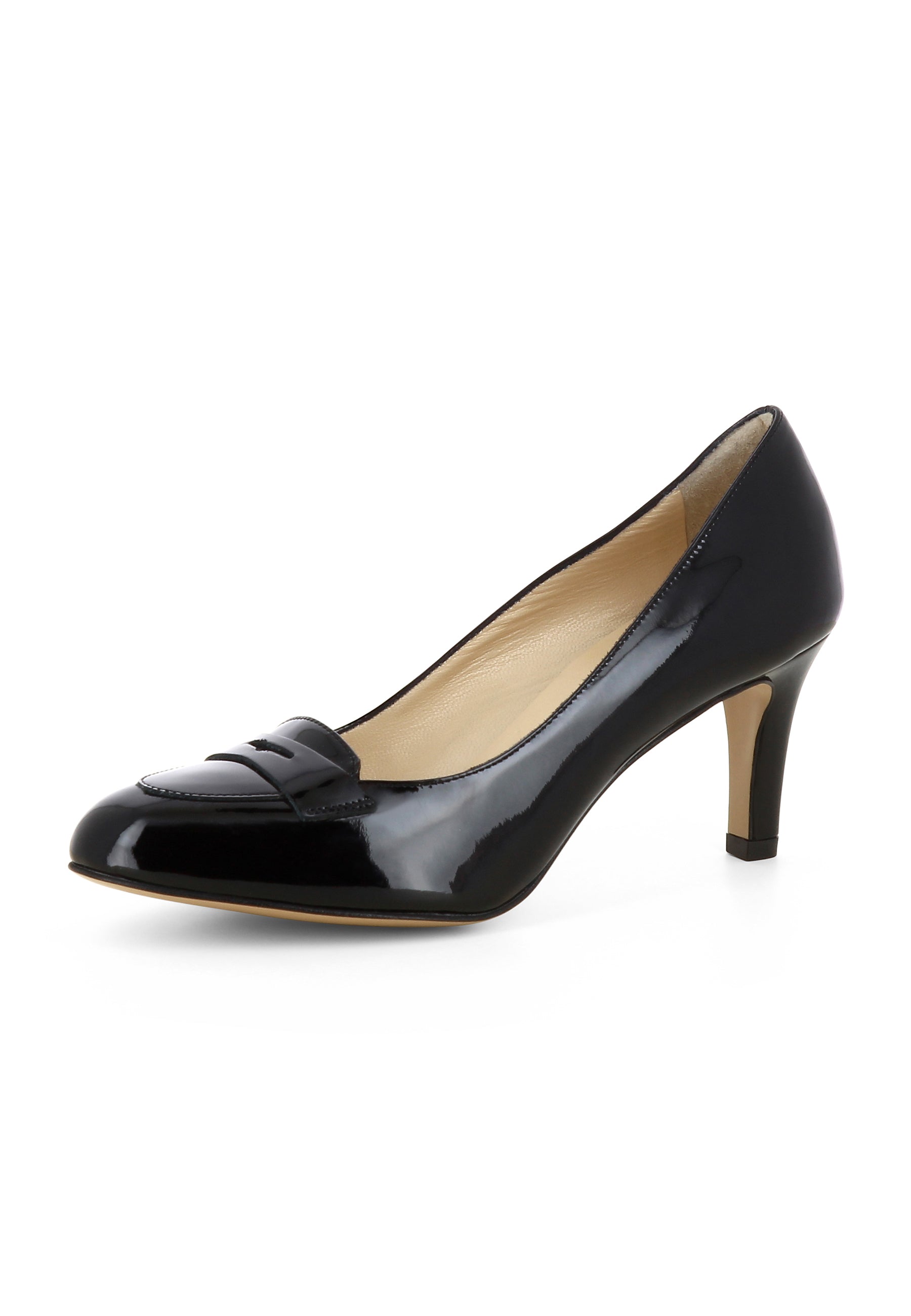 BIANCA Damen Pumps - Lackleder schwarz