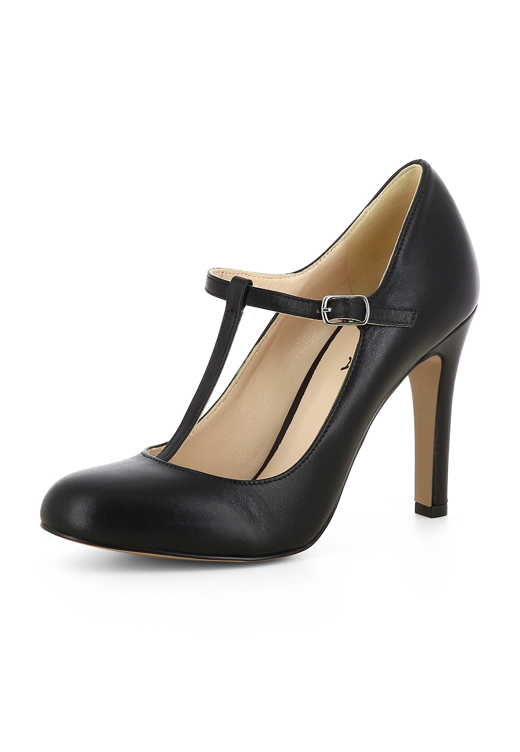 CRISTINA Damen Pumps - Glattleder schwarz
